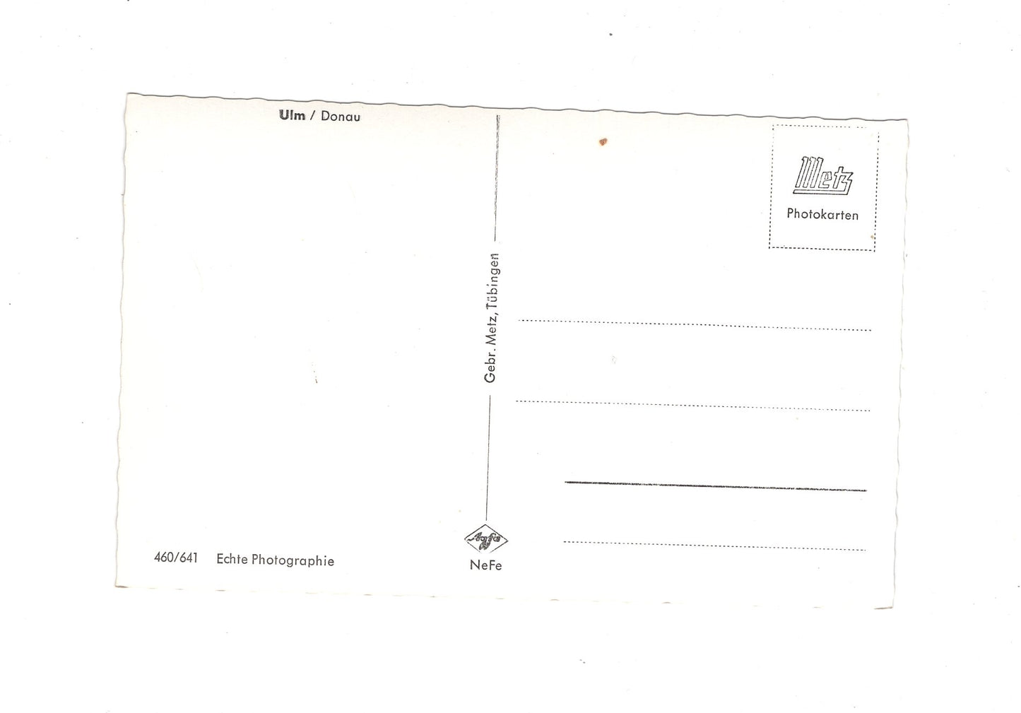 Ansichtskarte Ulm an der Donau