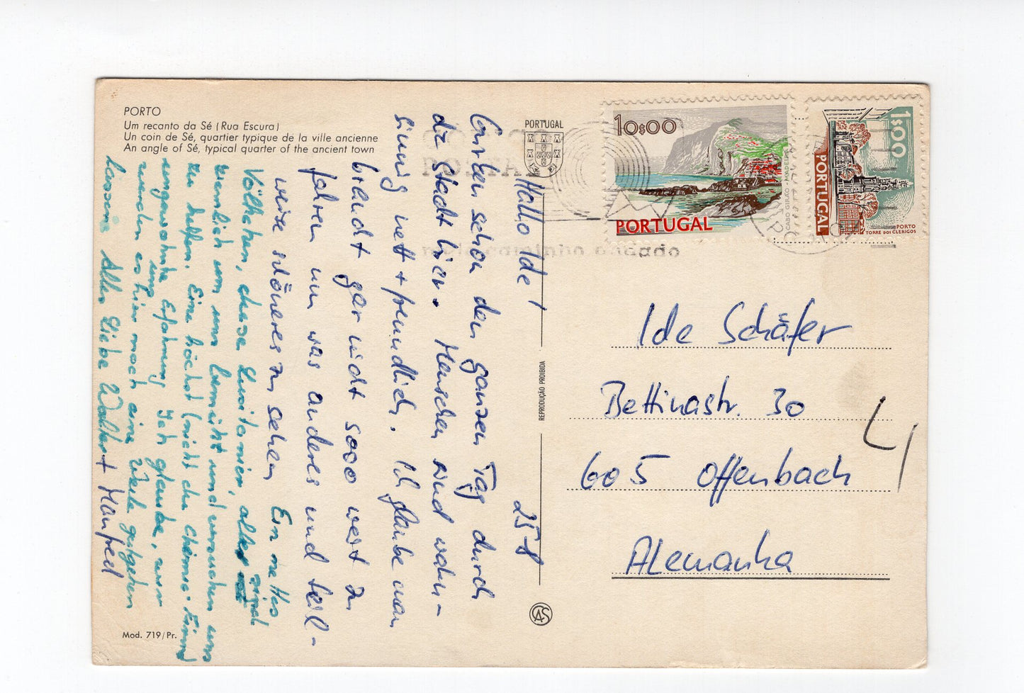 Ansichtskarte Porto / Portugal