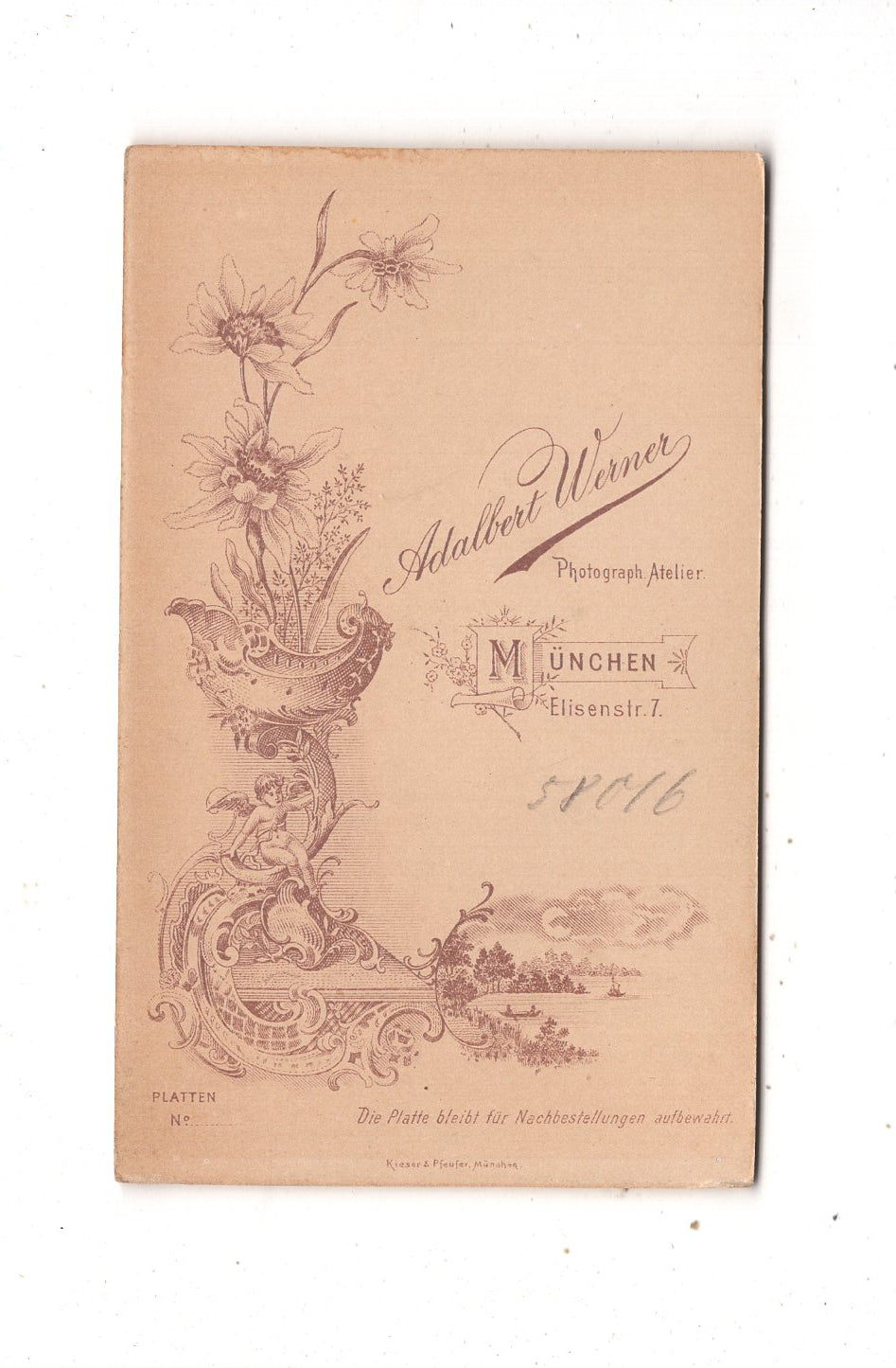 Fotografie Soldat - München 1900er