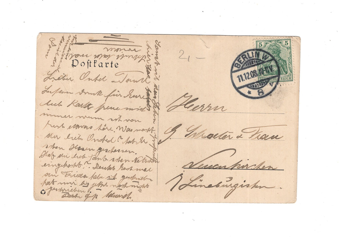 Ansichtskarte Berlin / Denkmal der Königin Louise - 1908