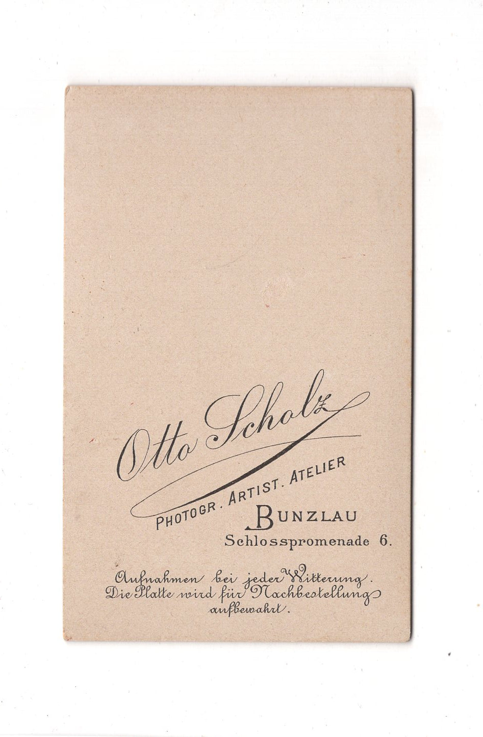 Fotografie Damenportrait - Bunzlau - Boleslawiec 1890er / CDV C1-13