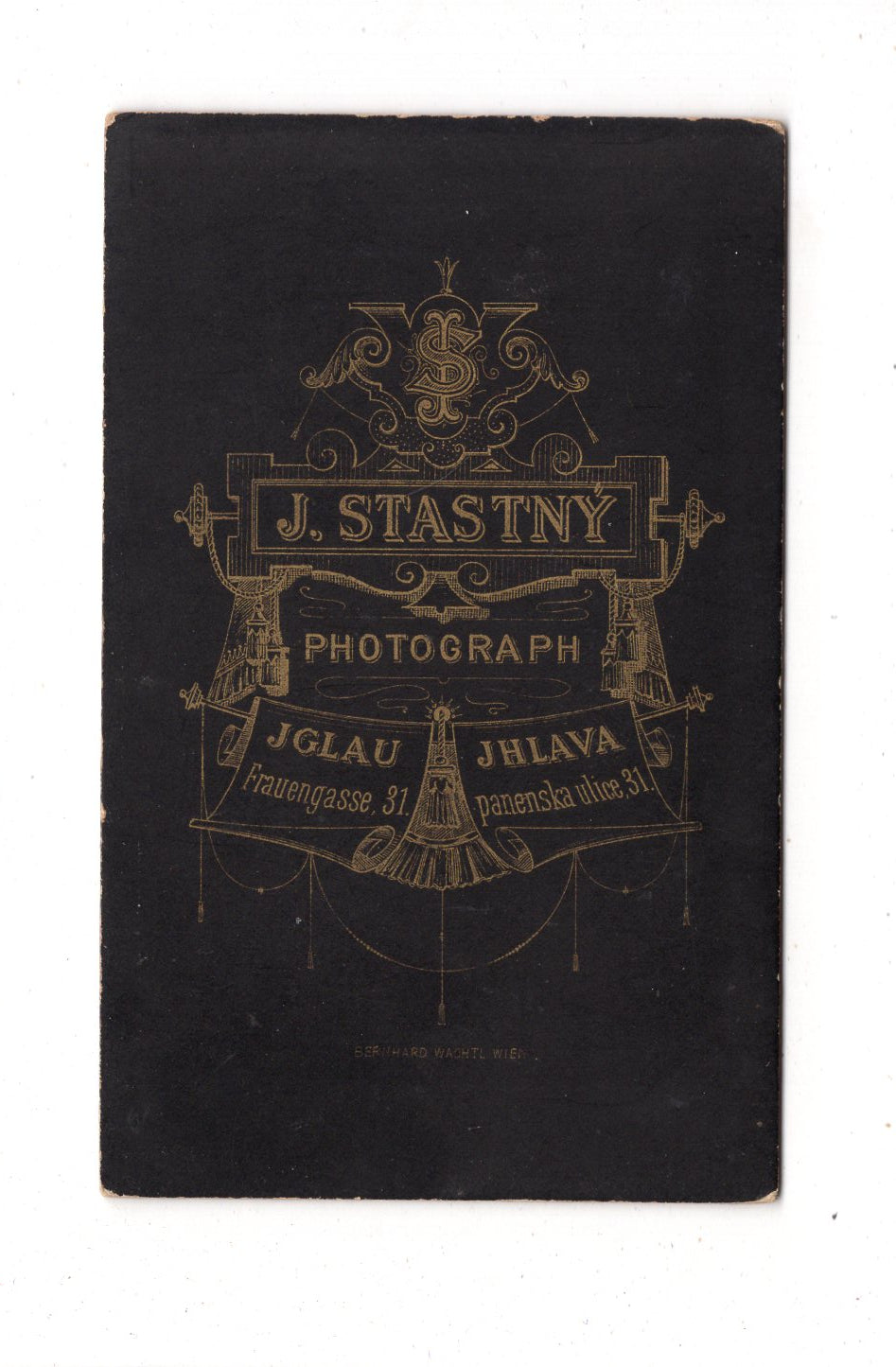 Fotografie Niedlicher kleiner Junge - Iglau Jhlava um 1880 / CDV M1-16