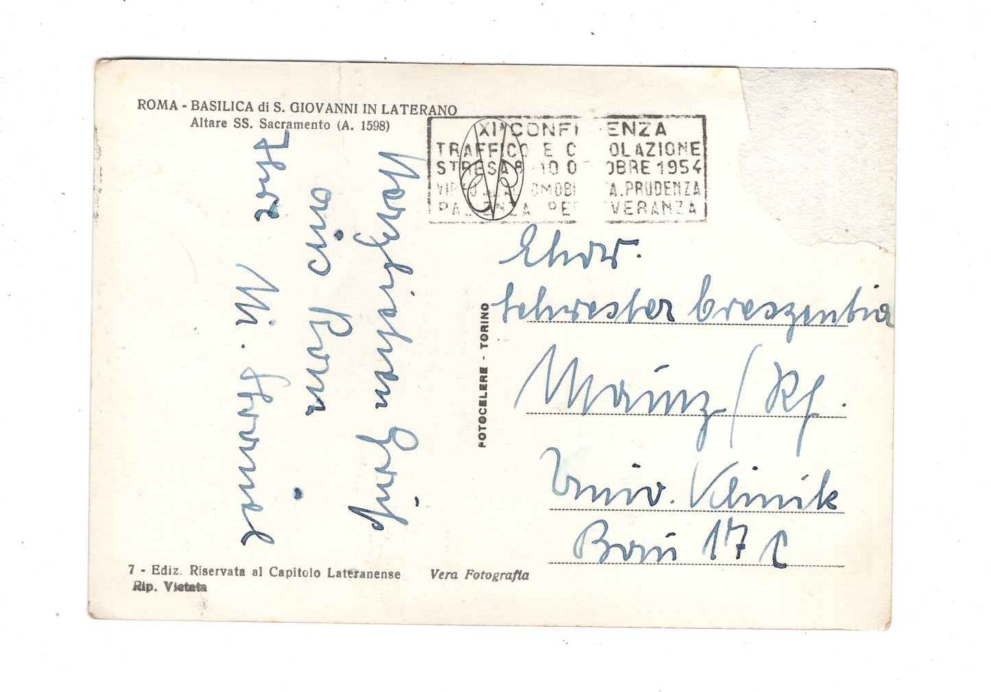 Ansichtskarte Roma Rom / Basilica di S. Giovanni in Laterano / Italien / N1-56