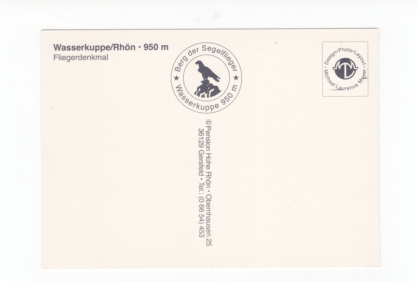 Ansichtskarte Wasserkuppe / Rhön