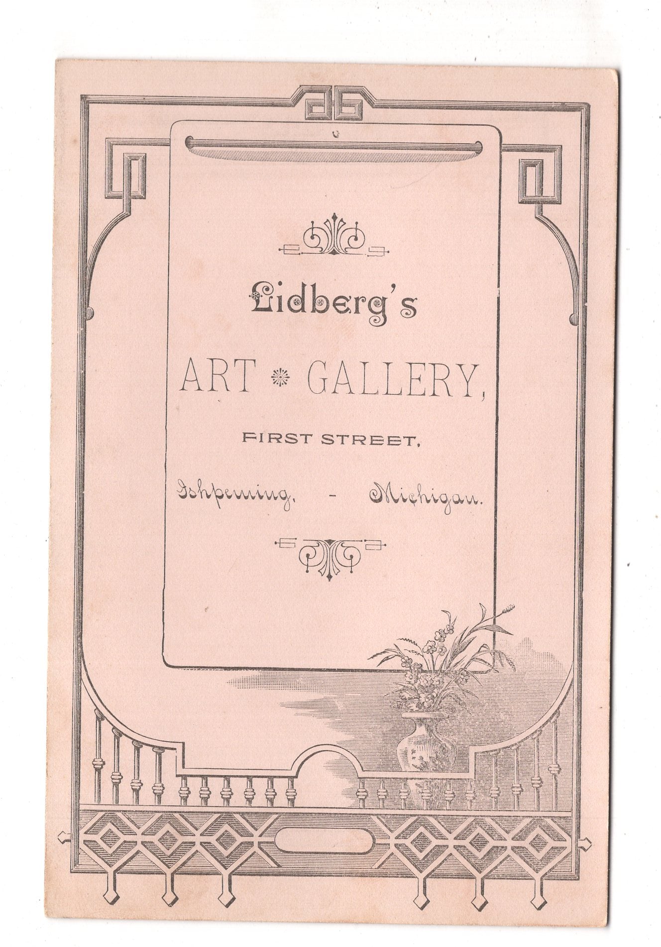 Fotografie Feiner Herr - Ishpeming / USA um 1880 / CAB X-21