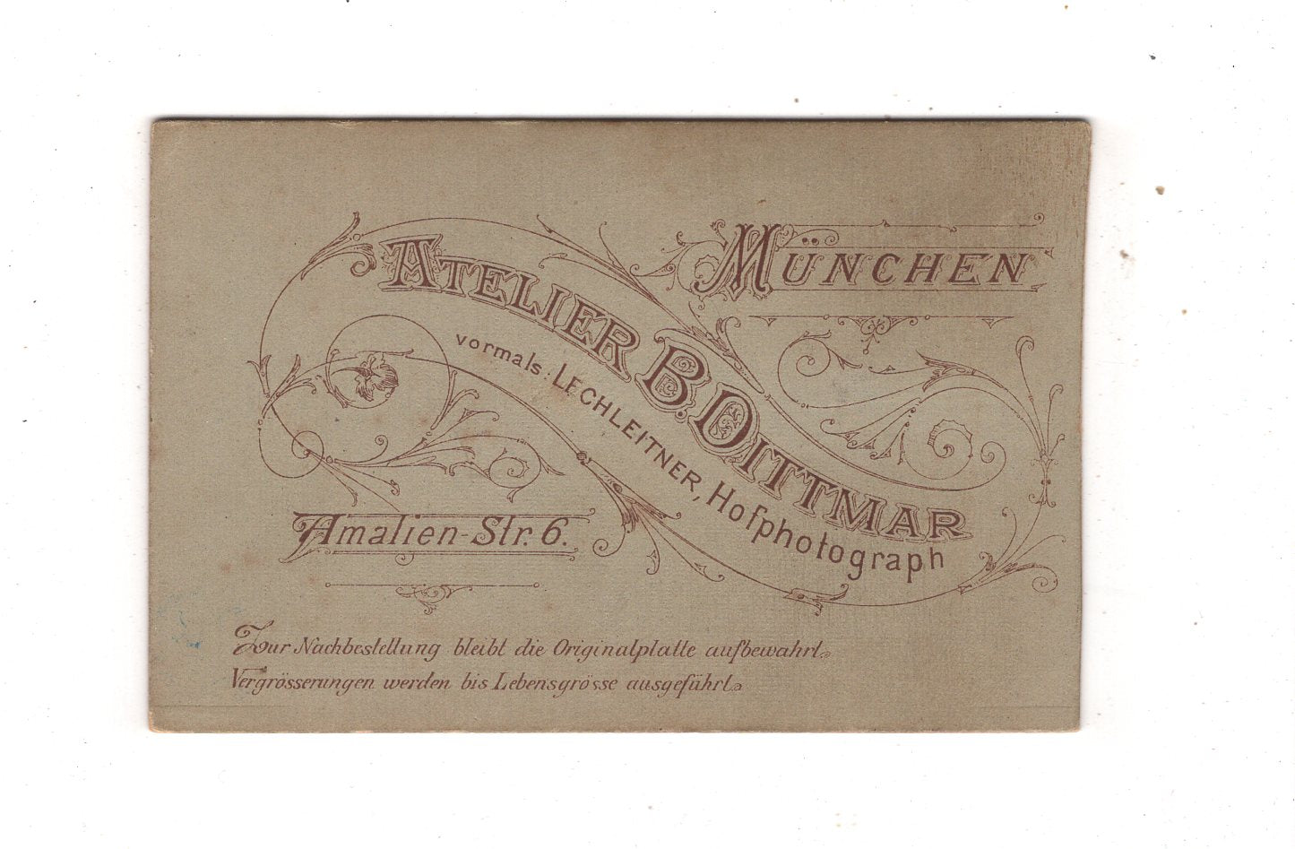 Fotografie Niedliches kleines Mädchen - München 1880er
