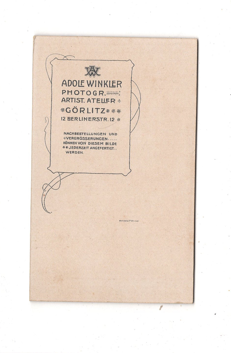 Fotografie Feines junges Mädchen - Görlitz 1900er / CDV M1-36