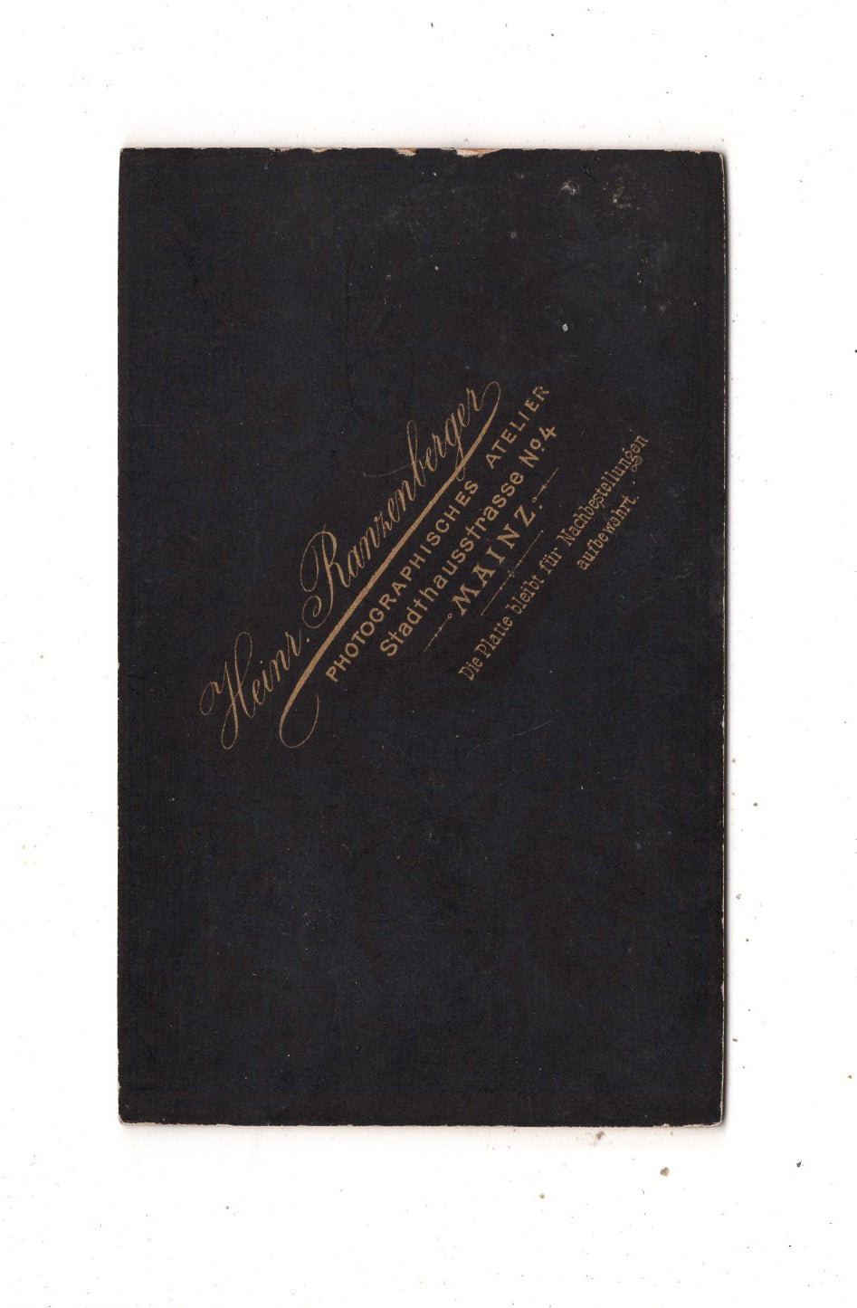 Fotografie Niedliches kleines Mädchen - Mainz 1880er