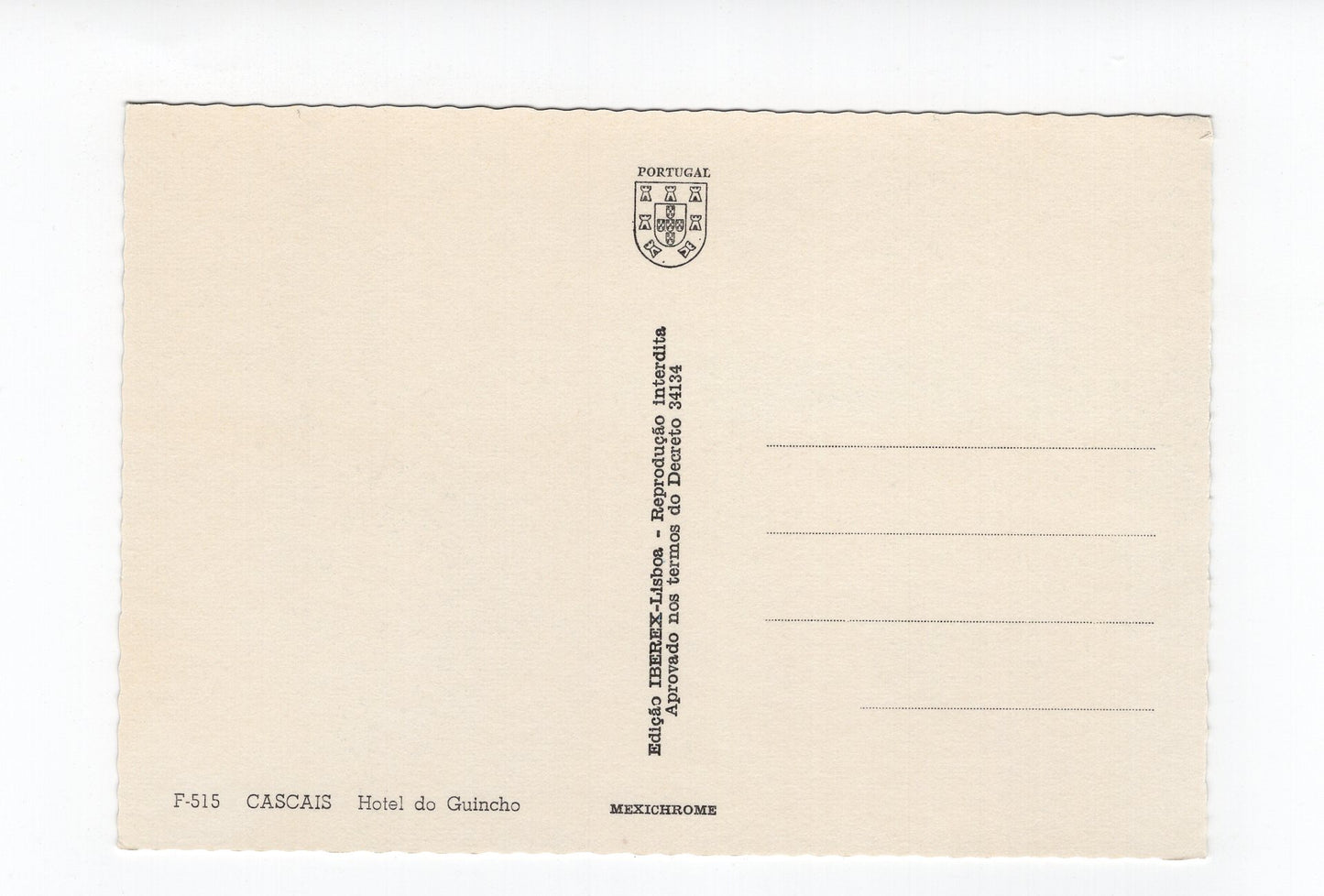 Ansichtskarte Hotel do Guincho / Guincho / Cascais / Portugal