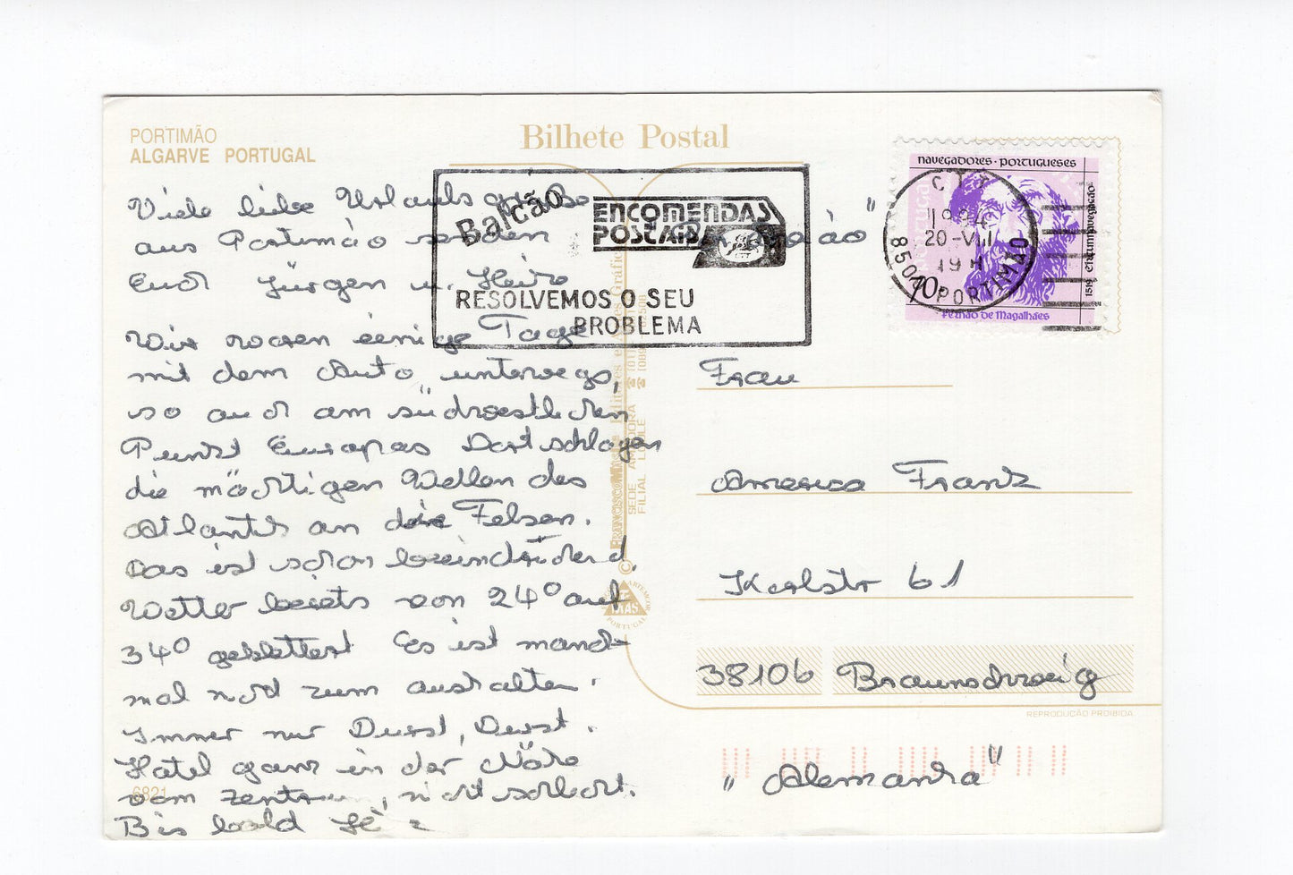 Ansichtskarte Portimao / Portugal