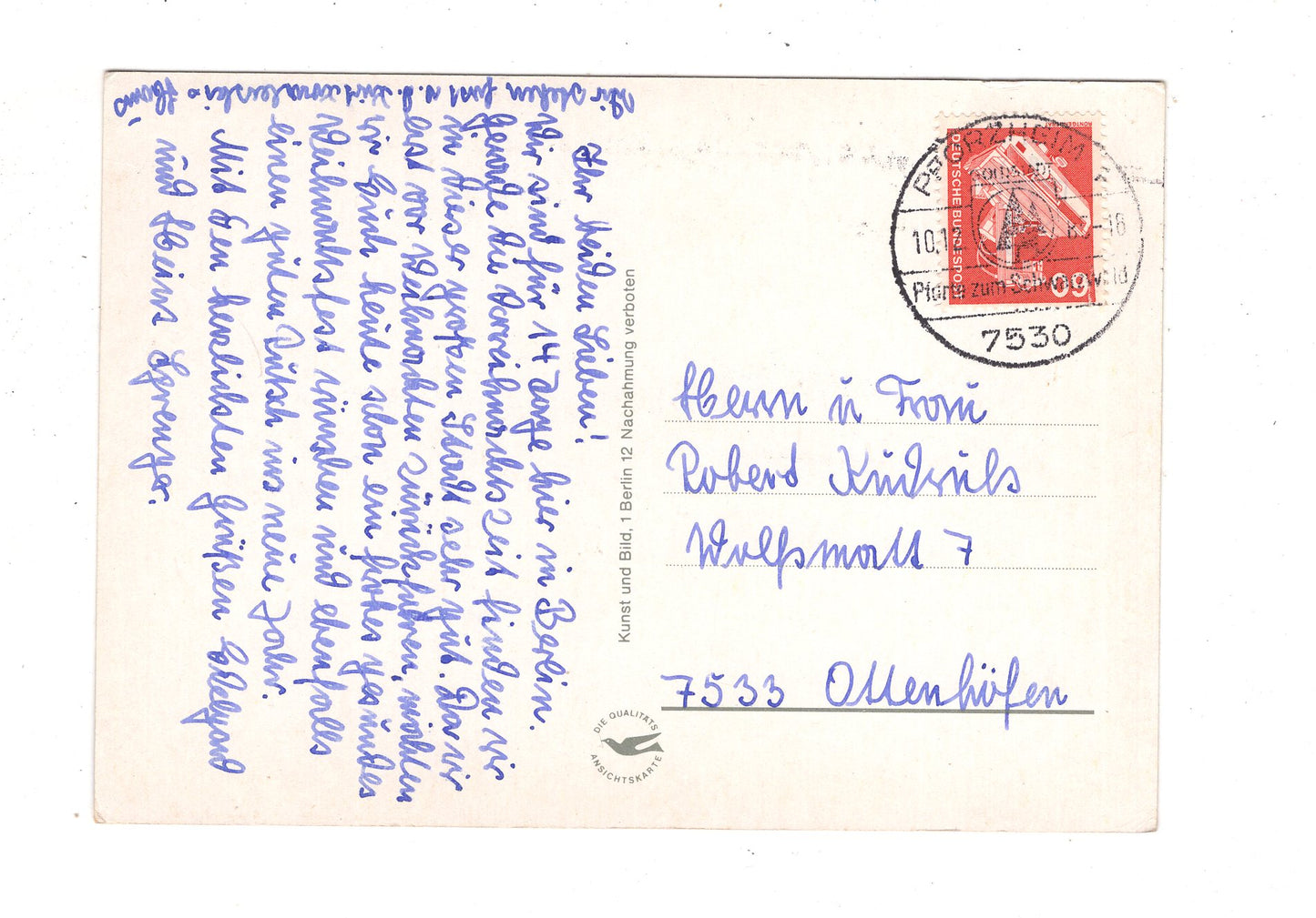 Ansichtskarte Mit der S-Bahn durch Berlin / K1-50