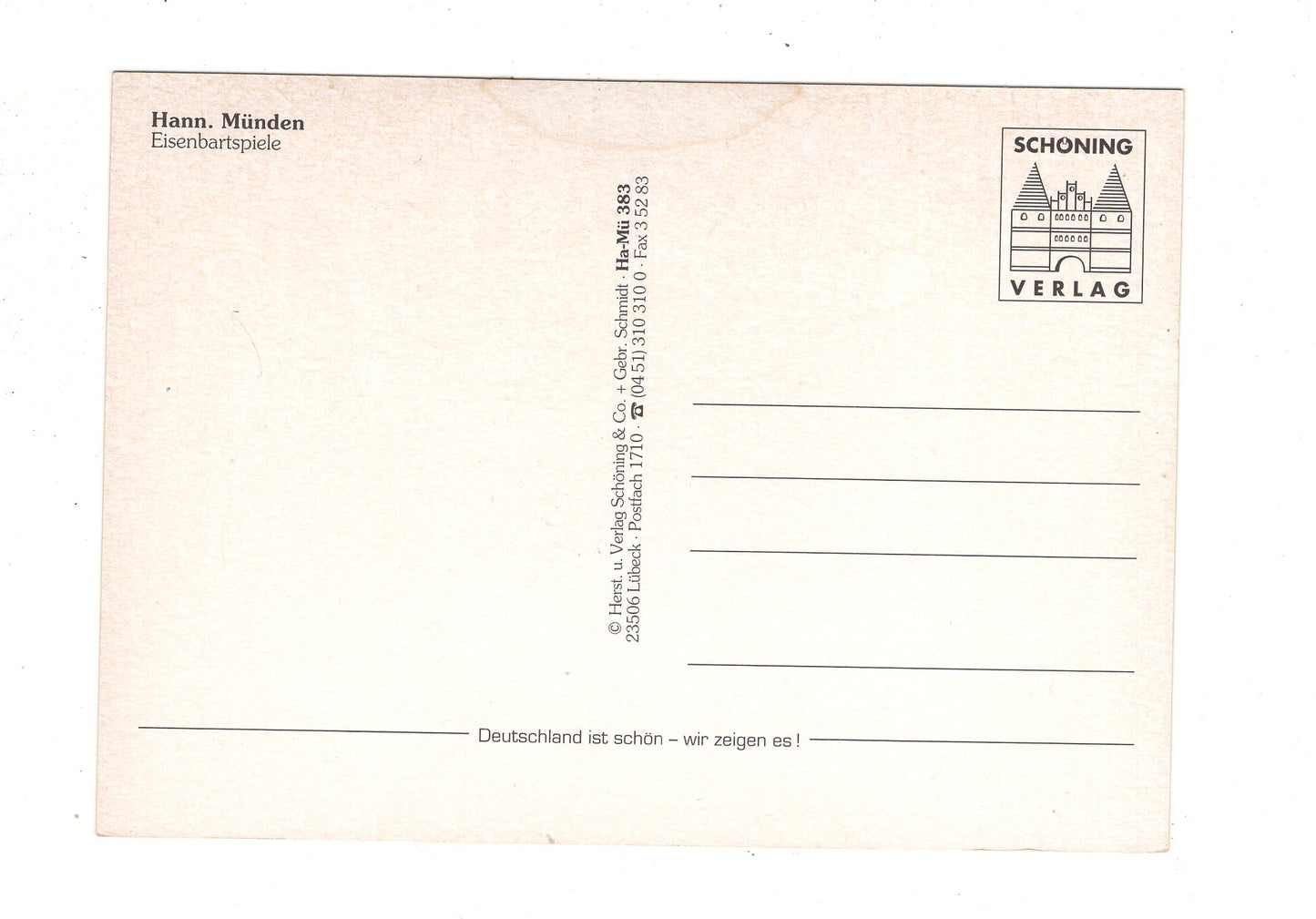 Ansichtskarte Hann. Münden - Die Stadt des Dr. Eisenbart / J1-58