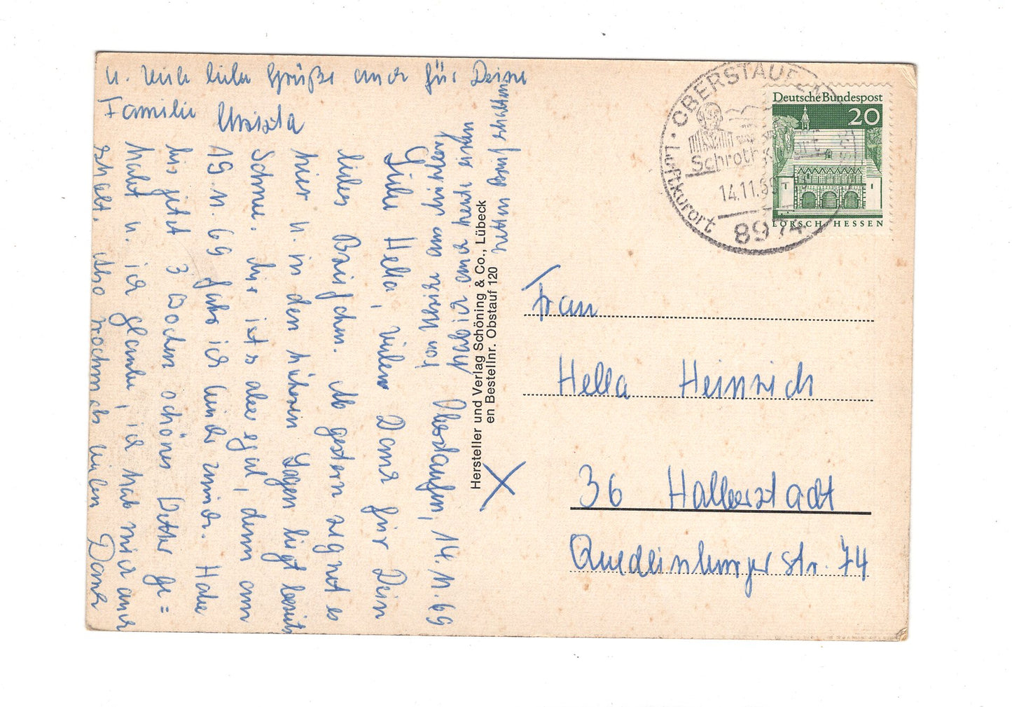 Ansichtskarte Oberstaufen im Allgäu / I1-62