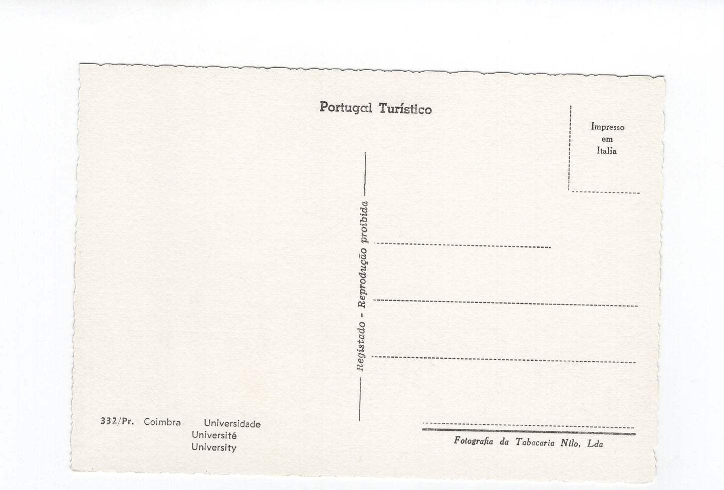 Ansichtskarte Coimbra / Universität / Portugal