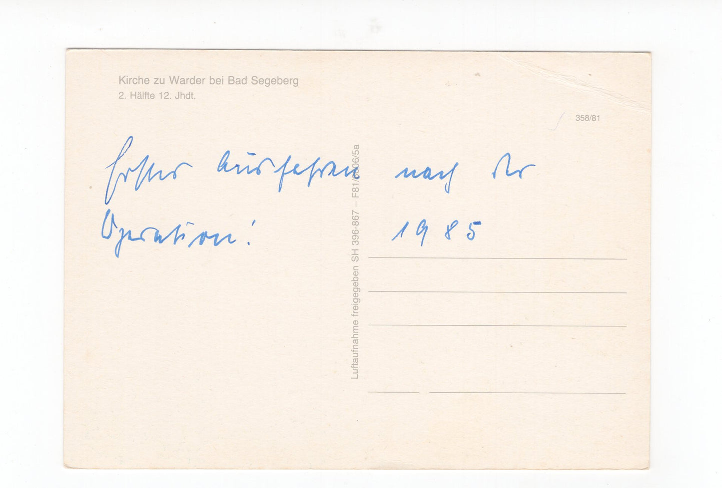 Ansichtskarte Kirche zu Warder bei Bad Segeberg