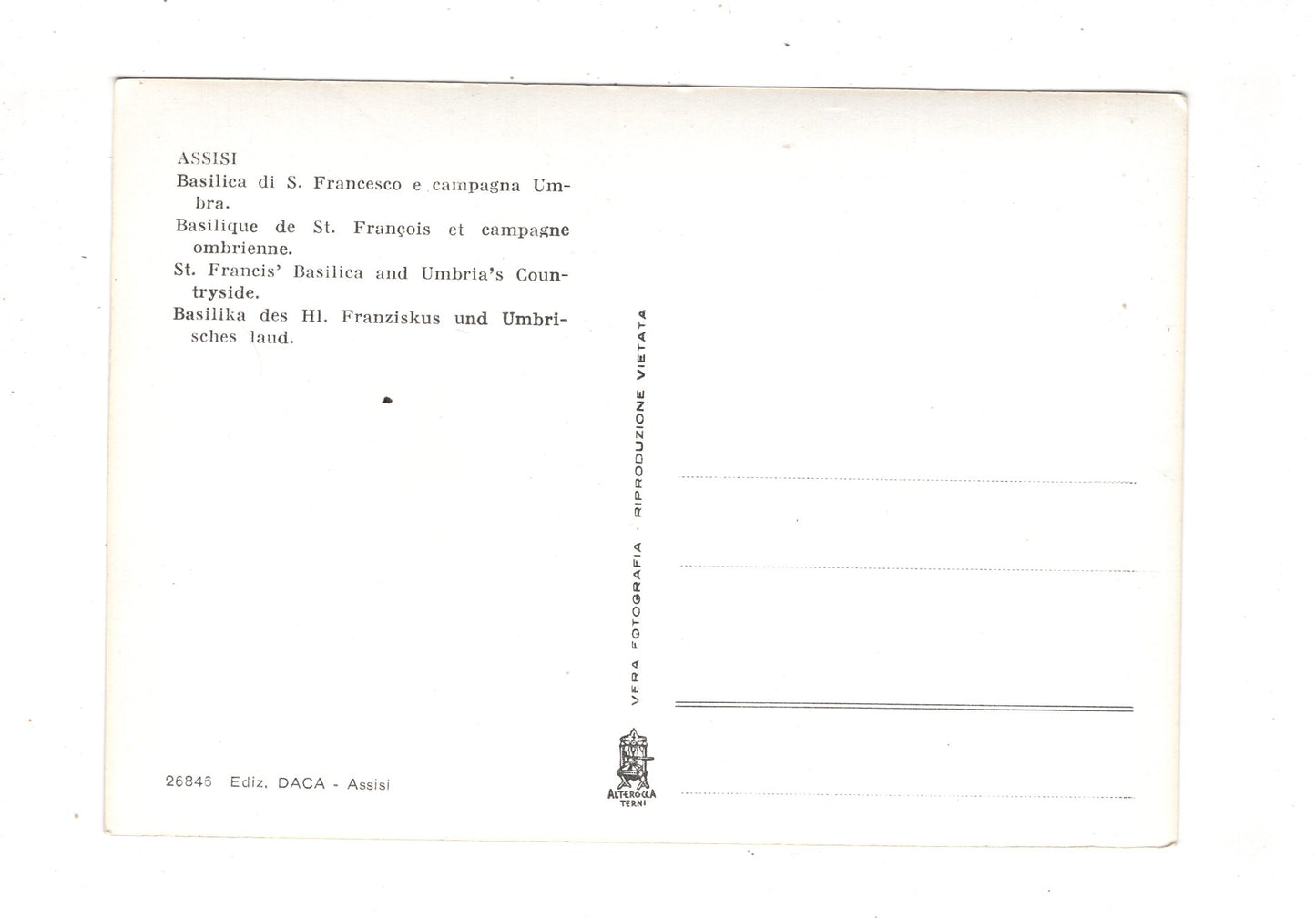 Ansichtskarte Assisi / Basilica di S. Francesco / Italien / N1-56