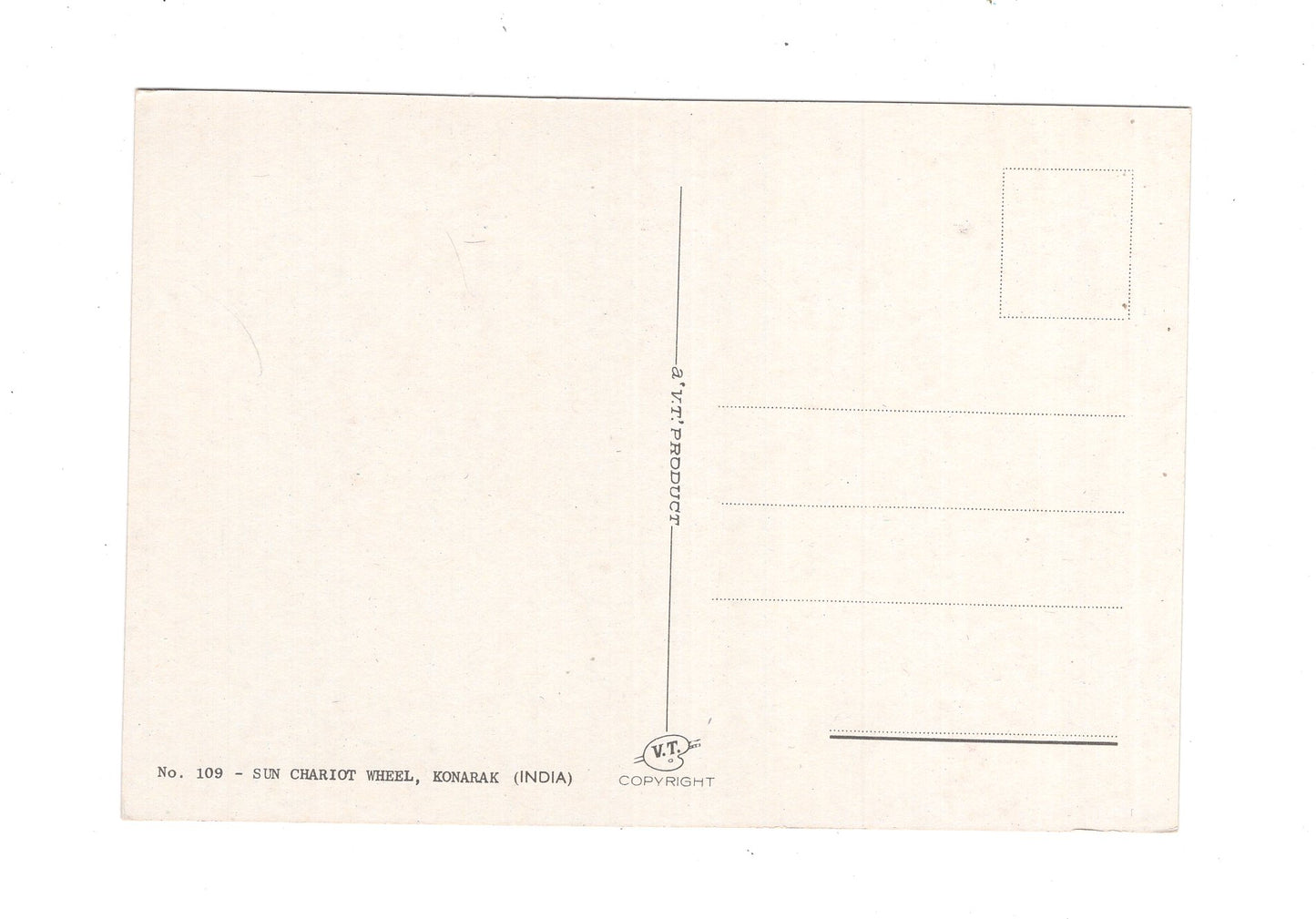 Ansichtskarte Konarak / Sun Chariot Wheel / Indien