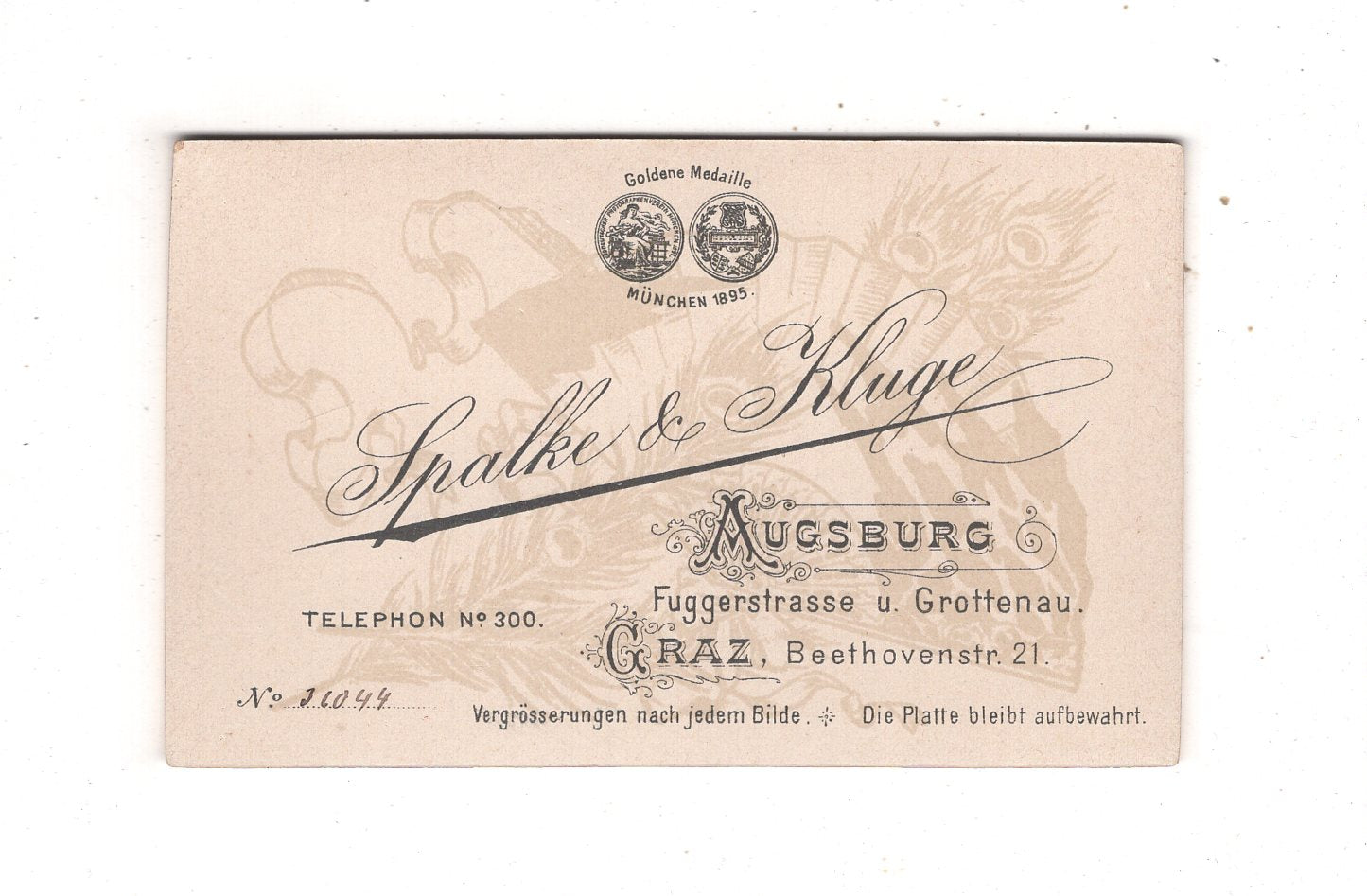 Fotografie Niedliche kleine Mädchen - Augsburg / Graz 1897