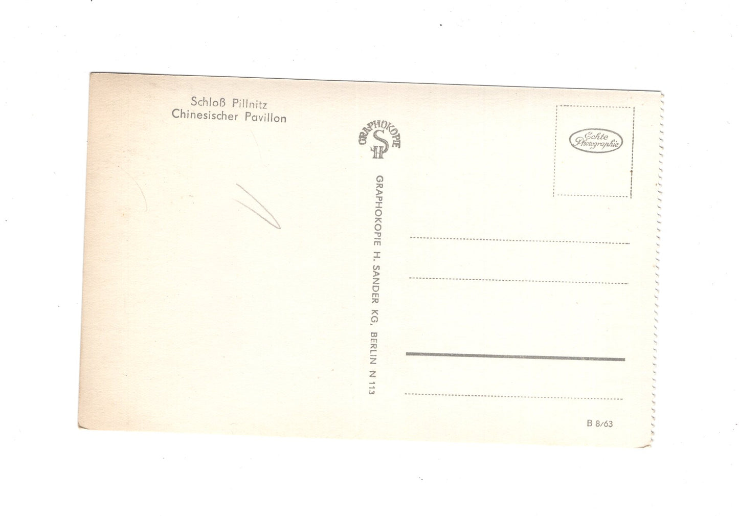 Ansichtskarte Schloss Pillnitz / Chinesischer Pavillon