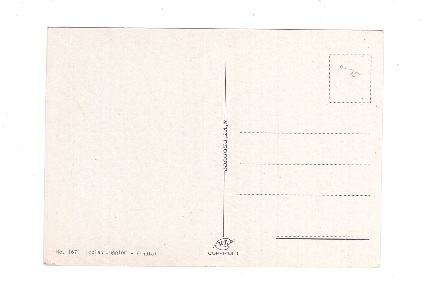 Ansichtskarte Indian Juggler / Indien