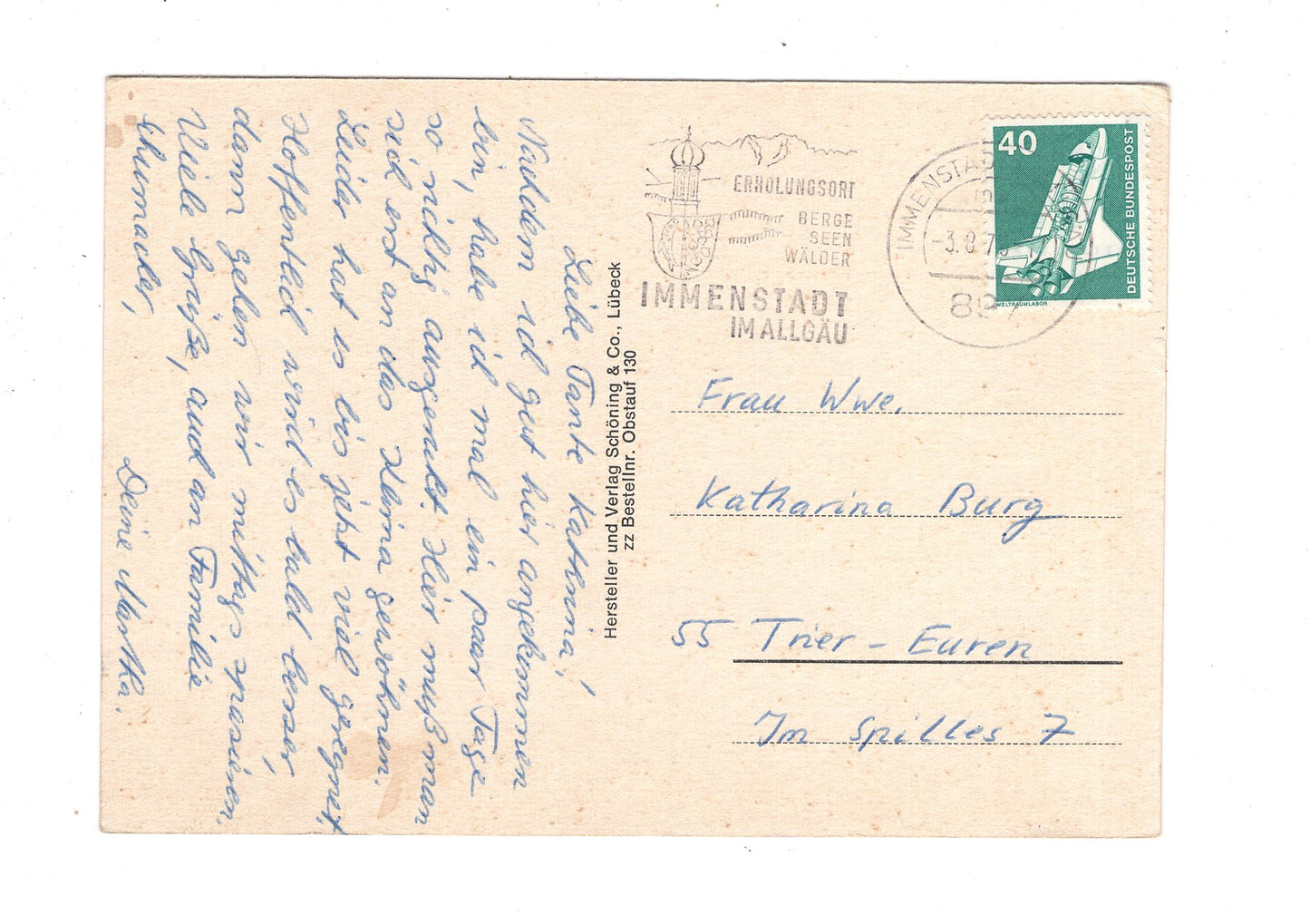 Ansichtskarte Oberstaufen im Allgäu / M1-55