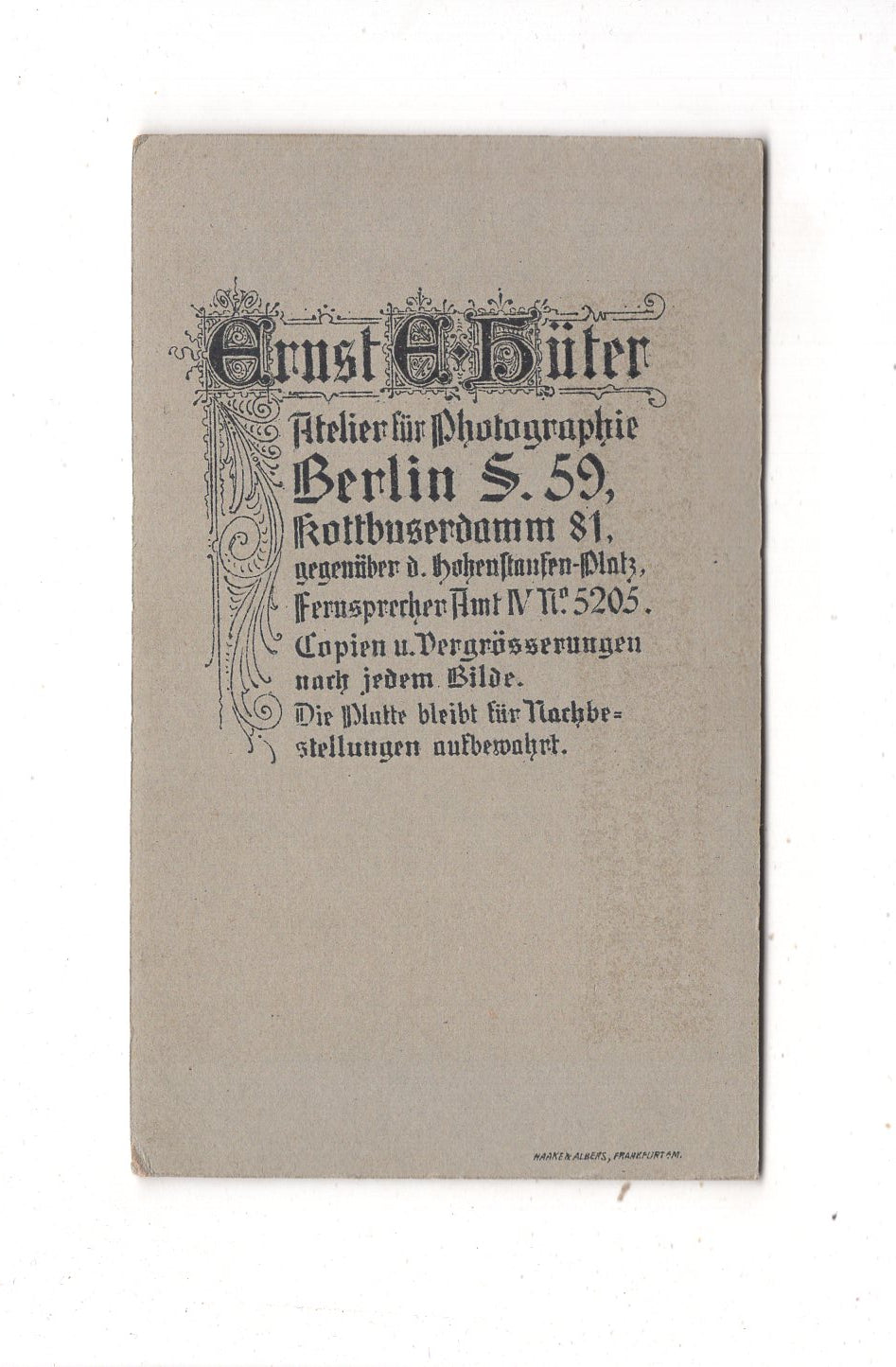 Fotografie Niedlicher kleiner Junge - Berlin 1900er / CDV M1-16