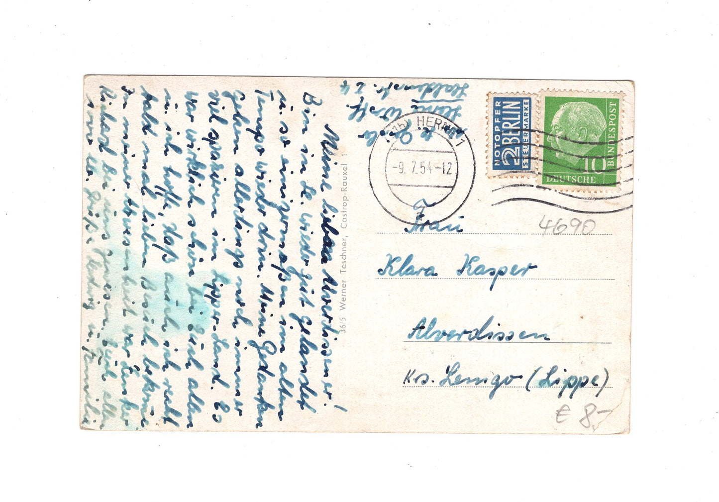 Ansichtskarte Herne / Westfalen