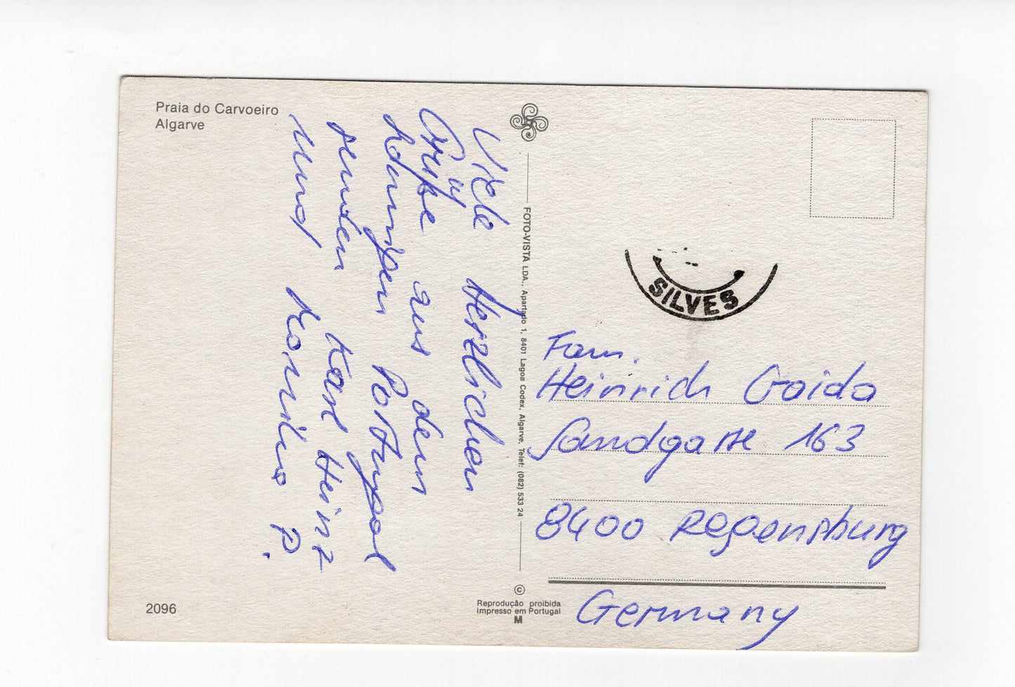 Ansichtskarte Praia do Carvoeiro / Portugal