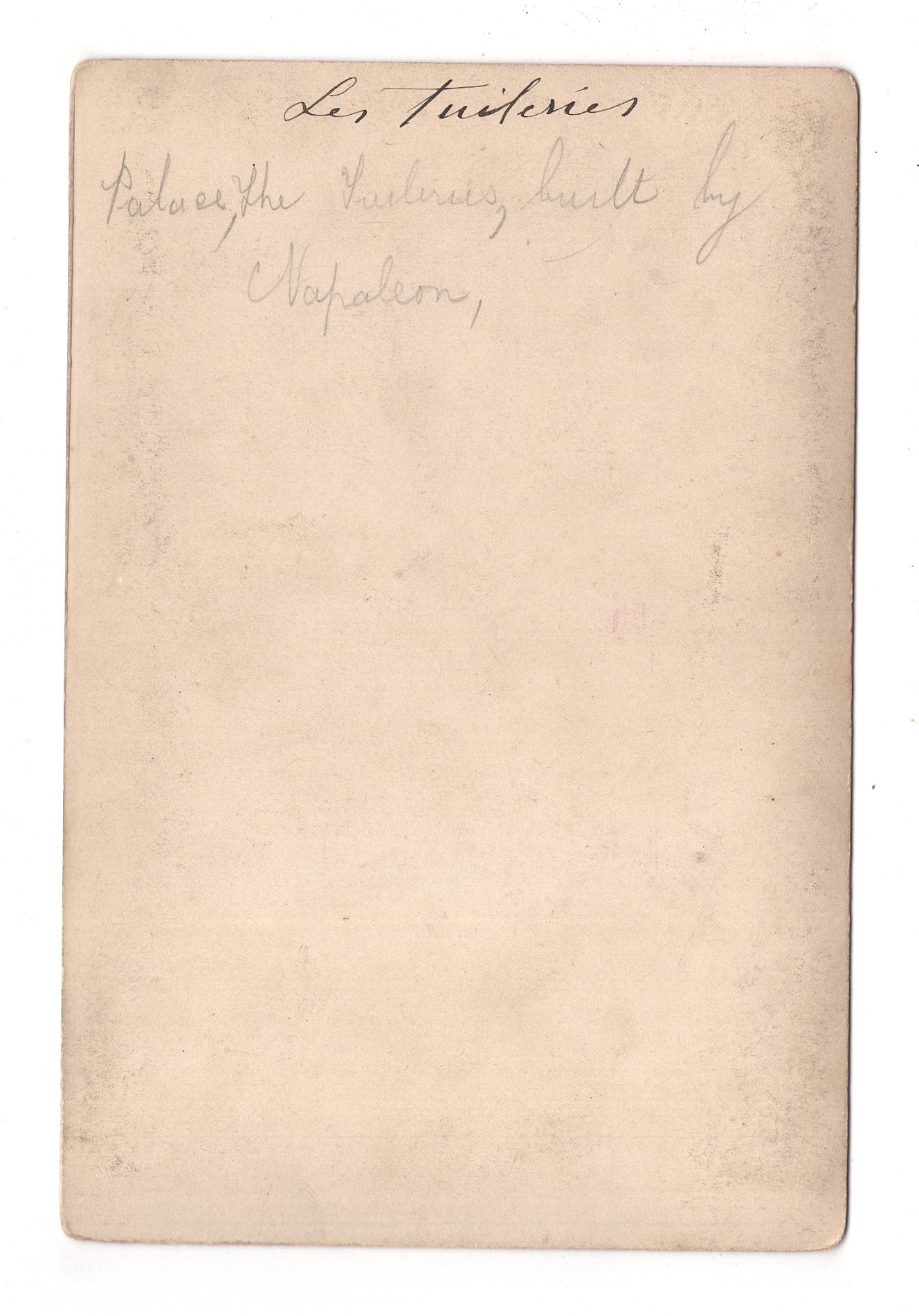 Fotografie Paris / Palais des Tuileries / Frankreich - um 1870 / CAB V-20