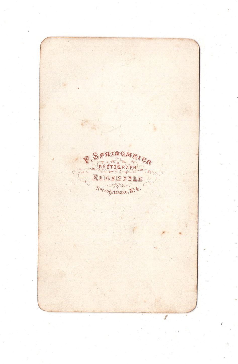Fotografie Feine Dame - Elberfeld 1860er / CDV L1-34