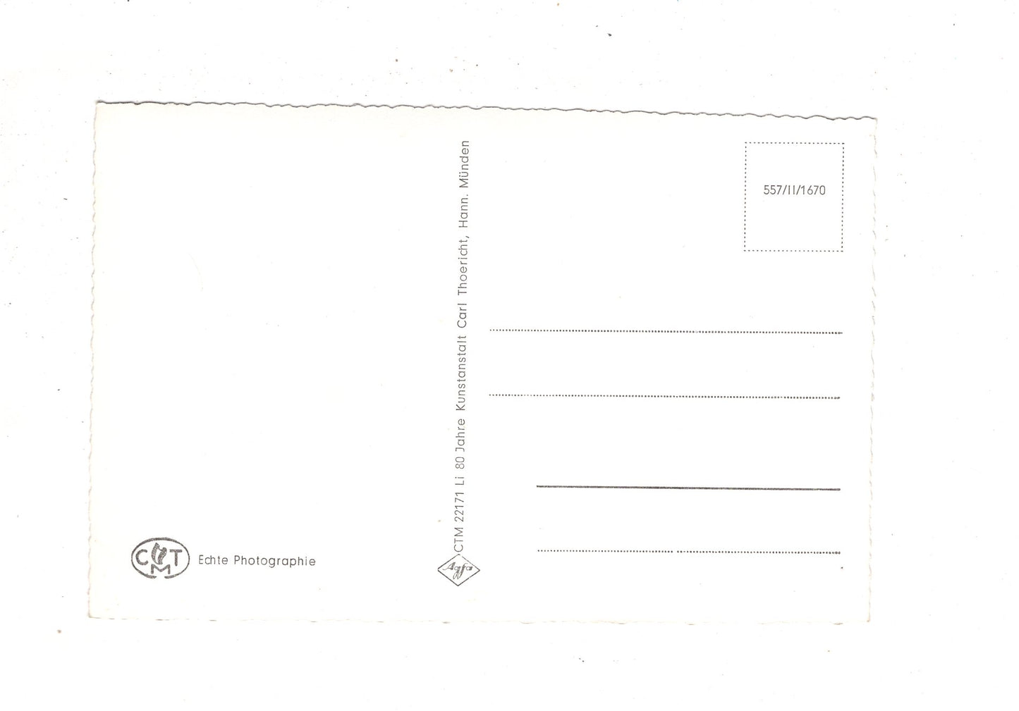 Ansichtskarte Hann. Münden / Am Weserstein / J1-58