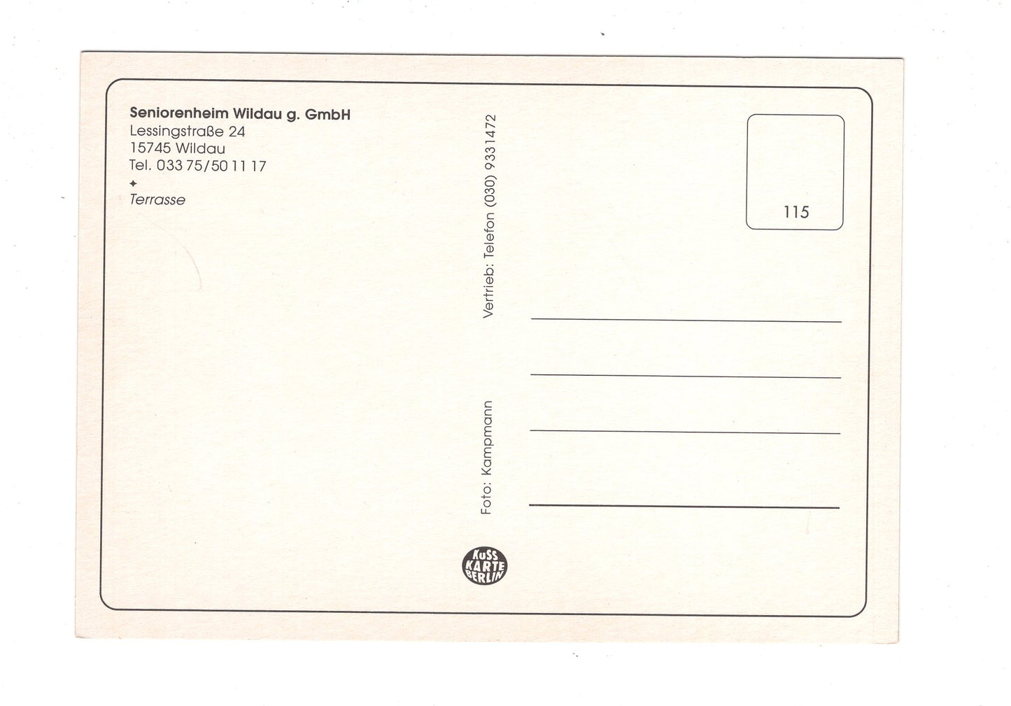 Ansichtskarte Seniorenheim Wildau / H1-63