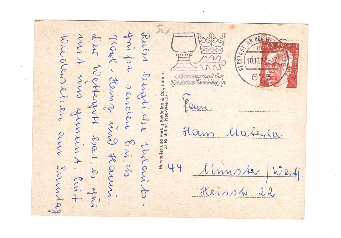 Ansichtskarte Neustadt an der Weinstraße / I1-62