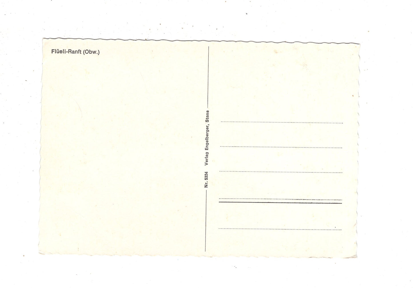 Ansichtskarte Flüeli-Ranft / Obw. / Schweiz