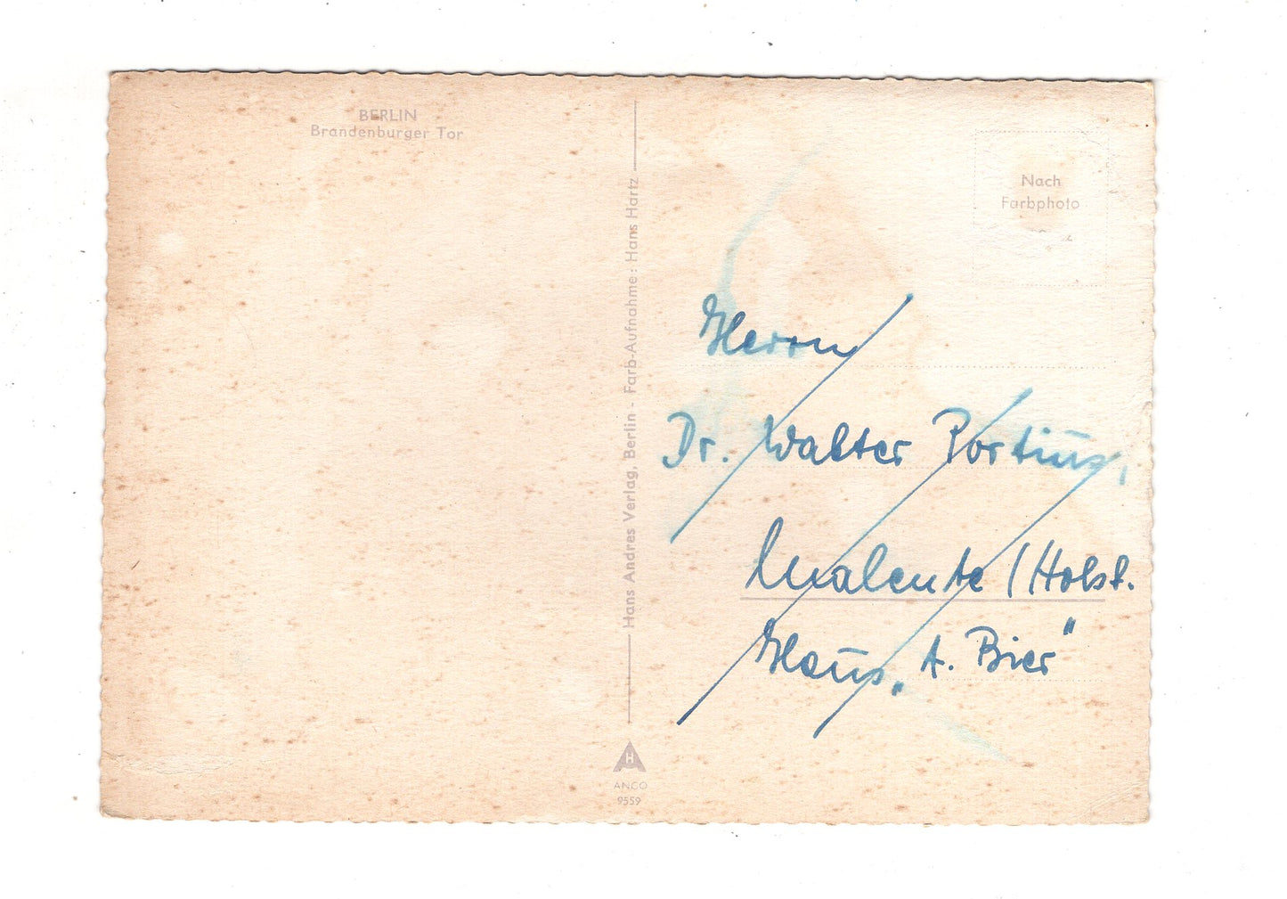 Ansichtskarte Berlin / Brandenburger Tor / K1-50