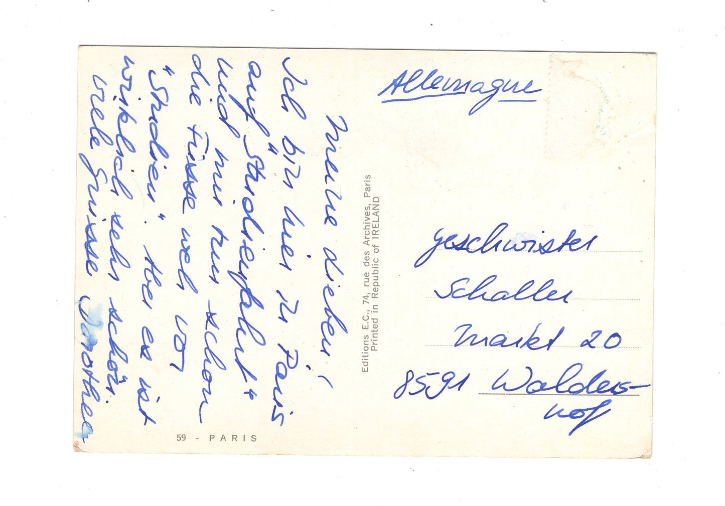 Ansichtskarte Paris / Cathedrale Notre-Dame / Frankreich