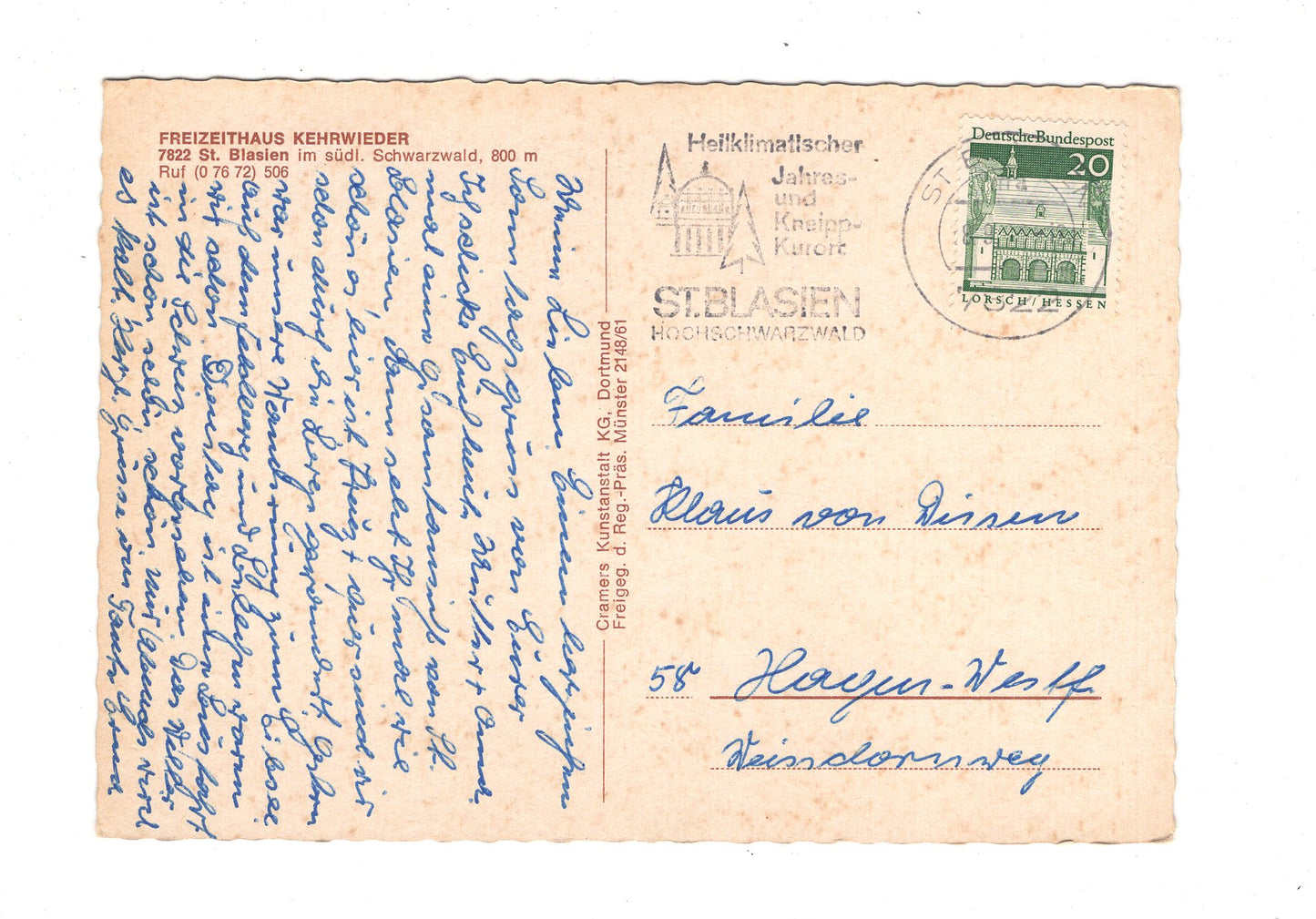 Ansichtskarte St. Blasien im südl. Schwarzwald / G1-67