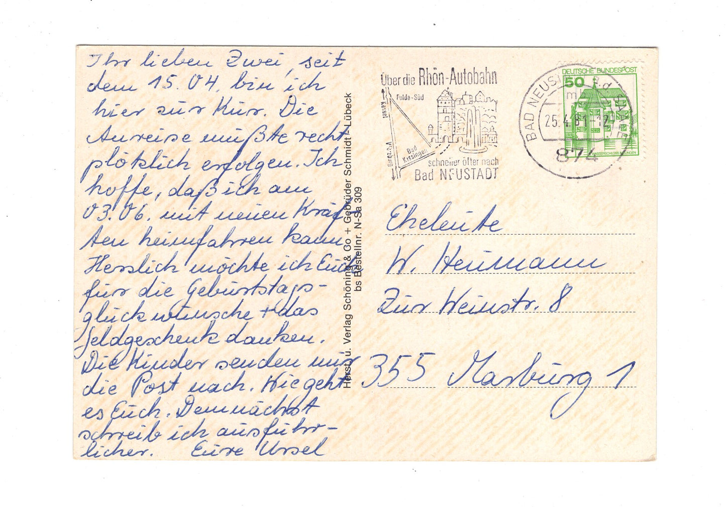 Ansichtskarte Bad Neustadt an der Saale