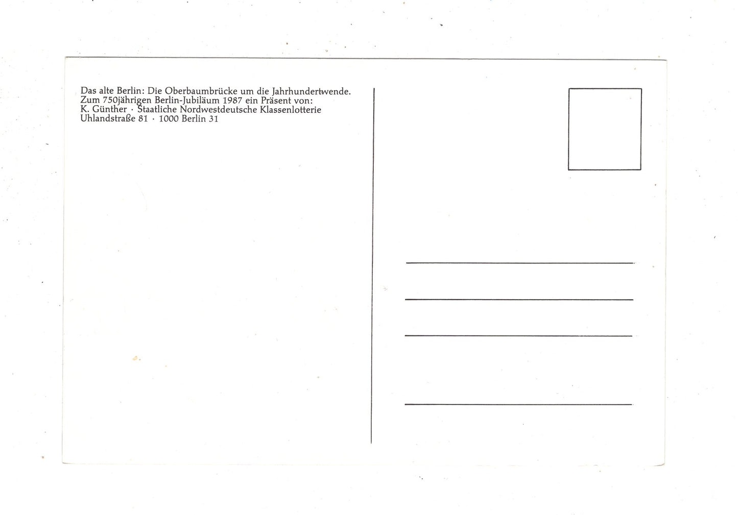 Ansichtskarte Berlin / Oberbaumbrücke / K1-50