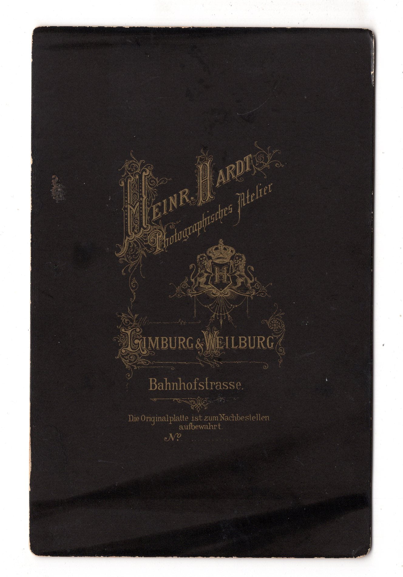 Fotografie Feines Paar - Limburg & Weilburg 1880er / CAB X-22