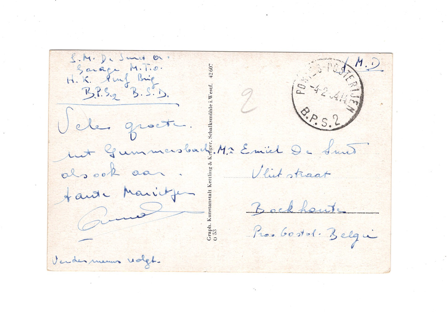 Ansichtskarte Fuelbecker Talsperre / Sauerland