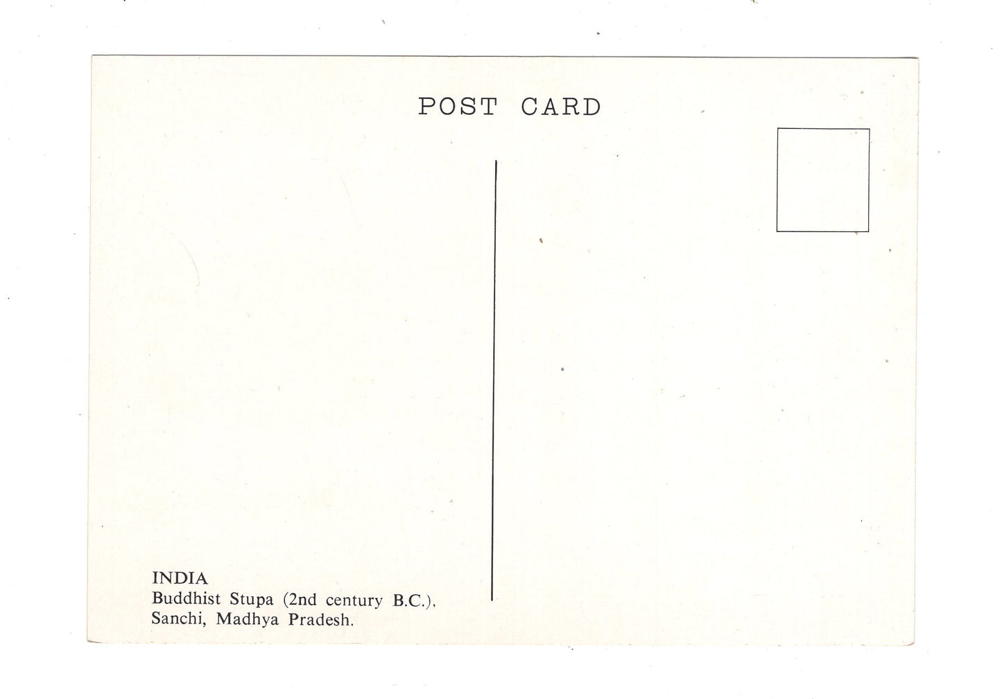 Ansichtskarte Buddhist Stupa / Sanchi / Madhya / Pradesh / Indien