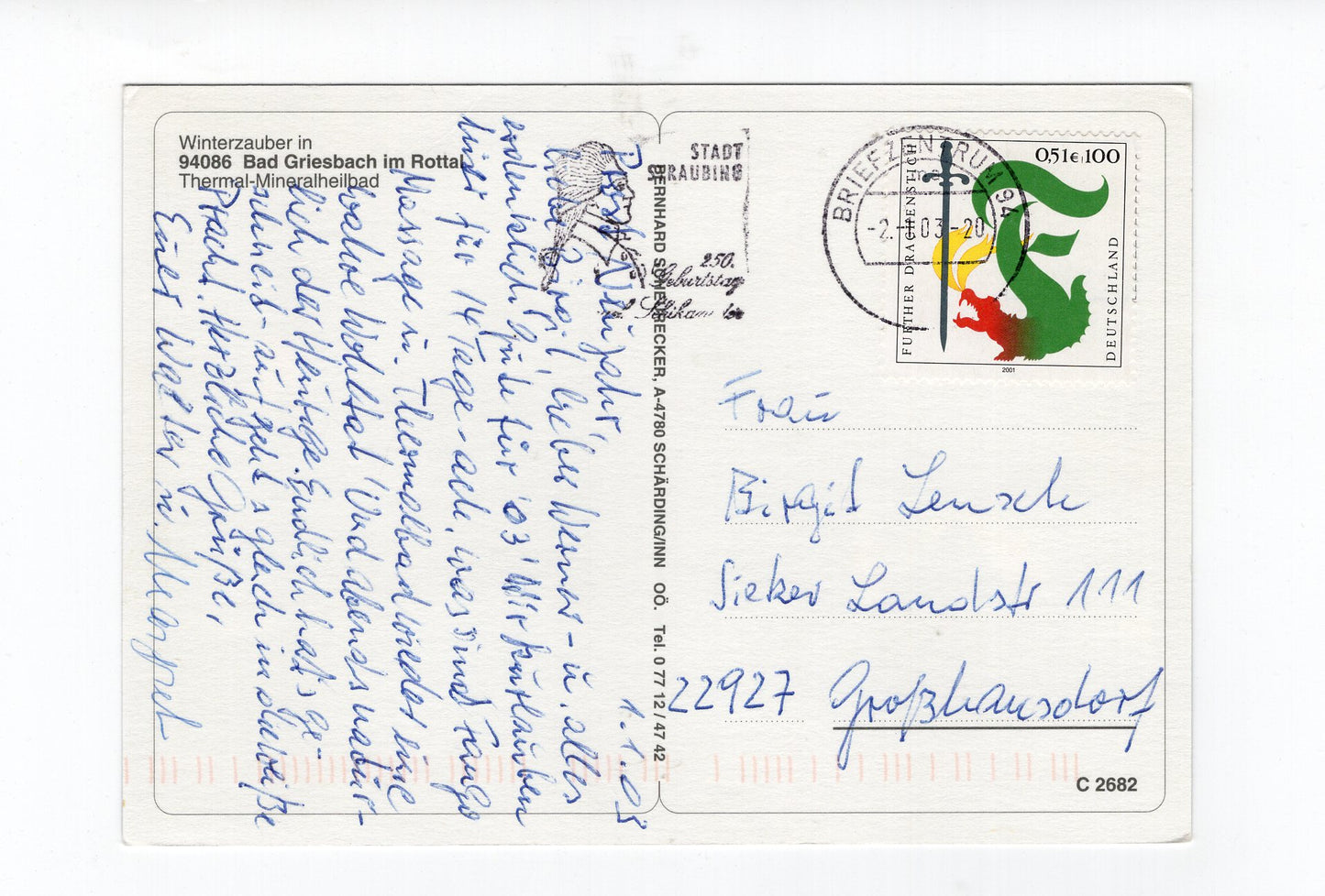 Ansichtskarte Bad Griesbach Im Rottal / Niederbayern