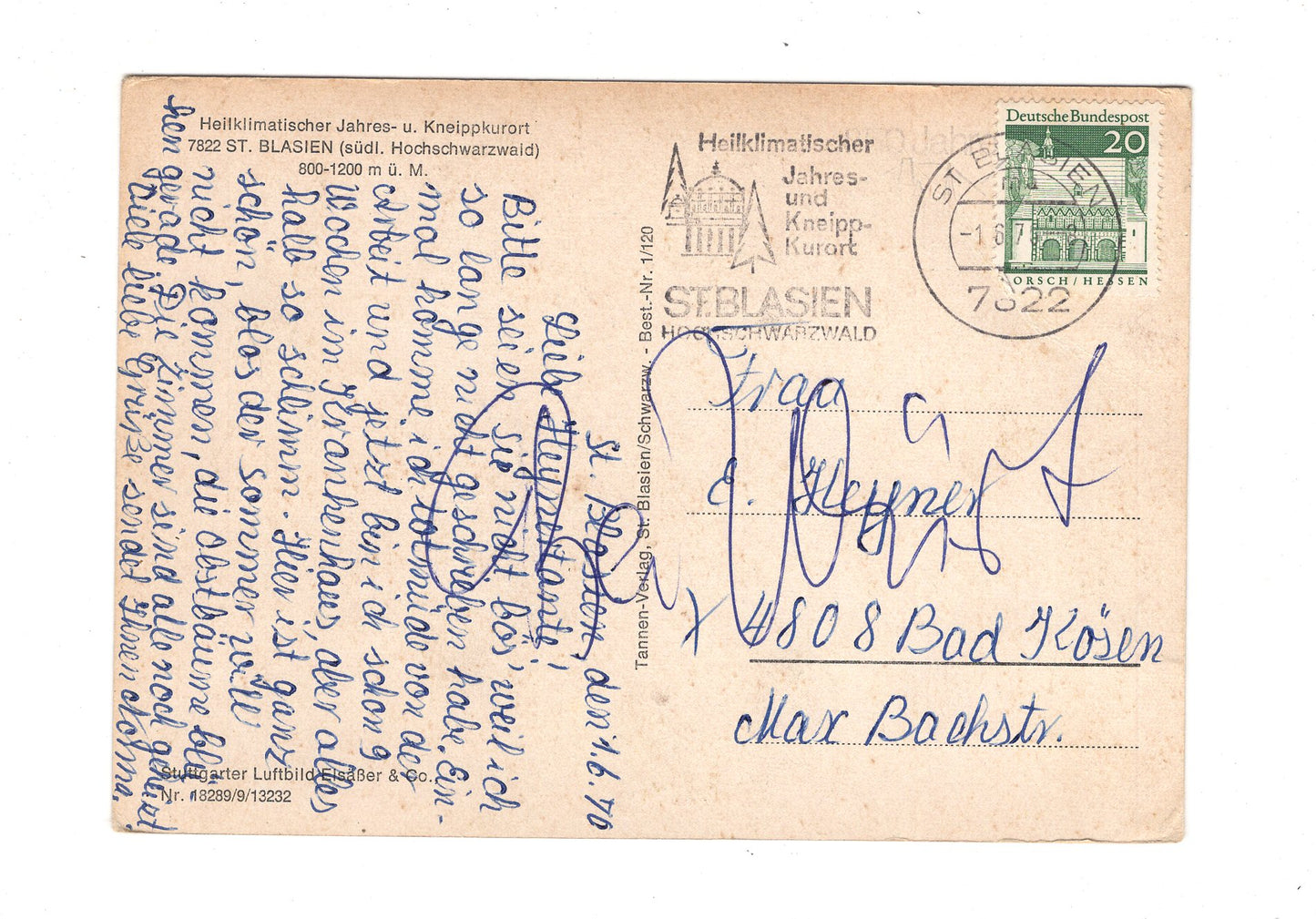 Ansichtskarte St. Blasien im südlichen Hochschwarzwald / G1-67