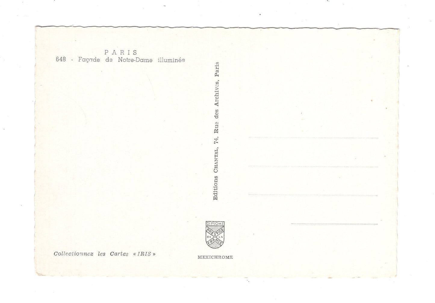 Ansichtskarte Paris / Notre-Dame / Frankreich