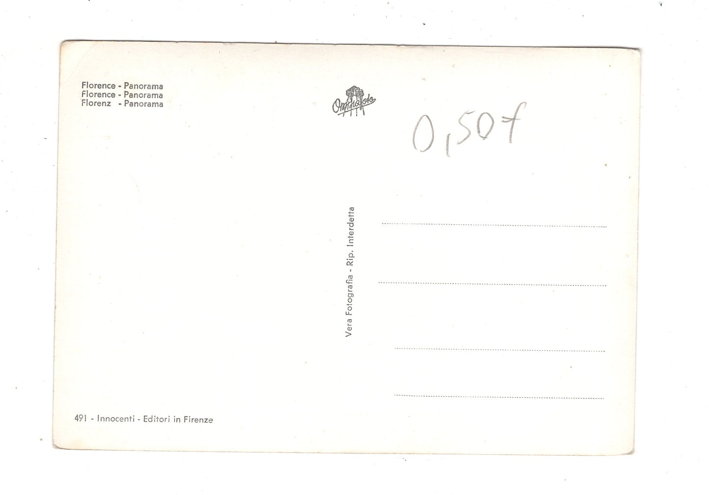 Ansichtskarte Firenze Florenz / Italien / N1-57