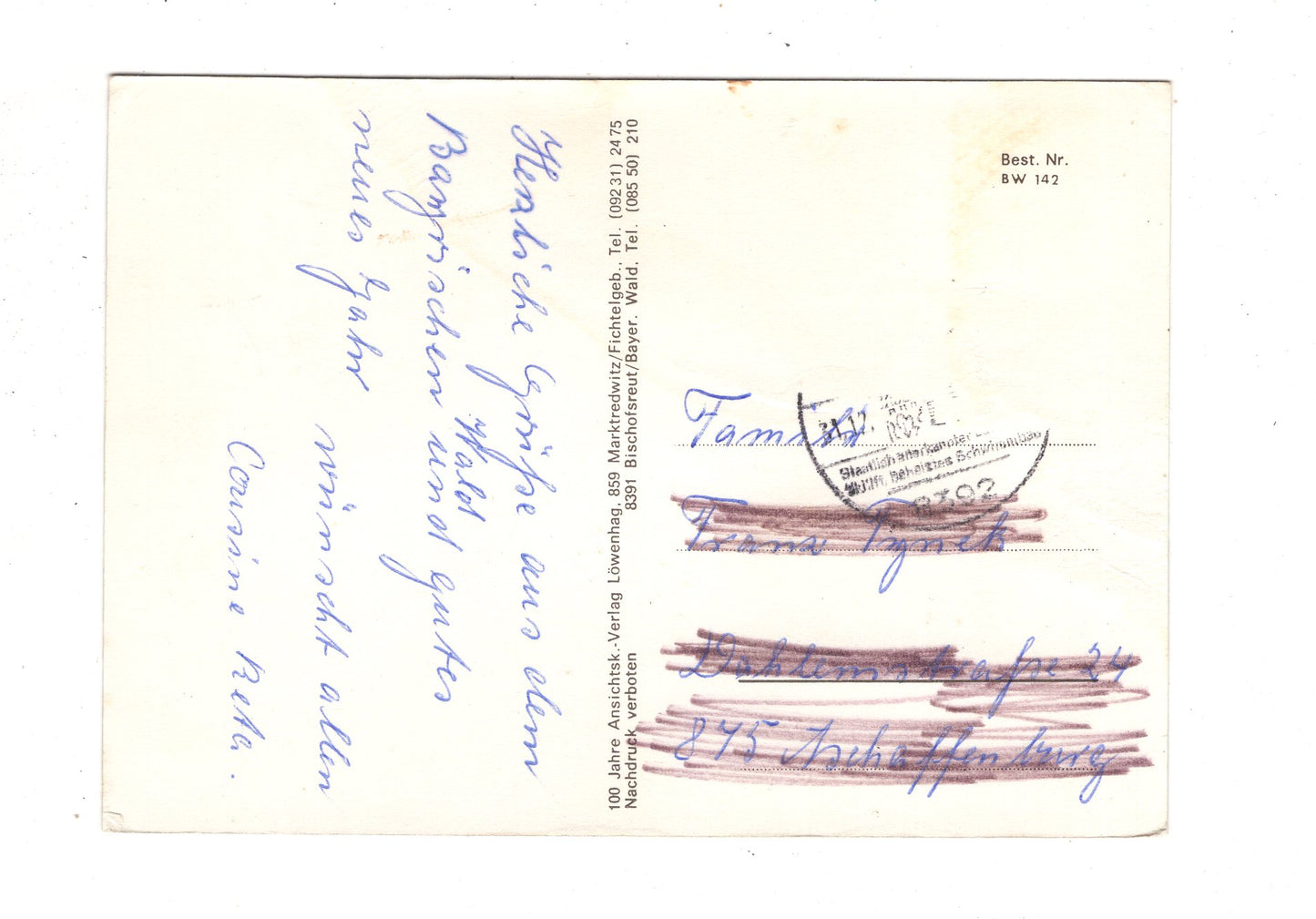 Ansichtskarte Bayerischer Wald von der Donau bis zum Arber / K1-51