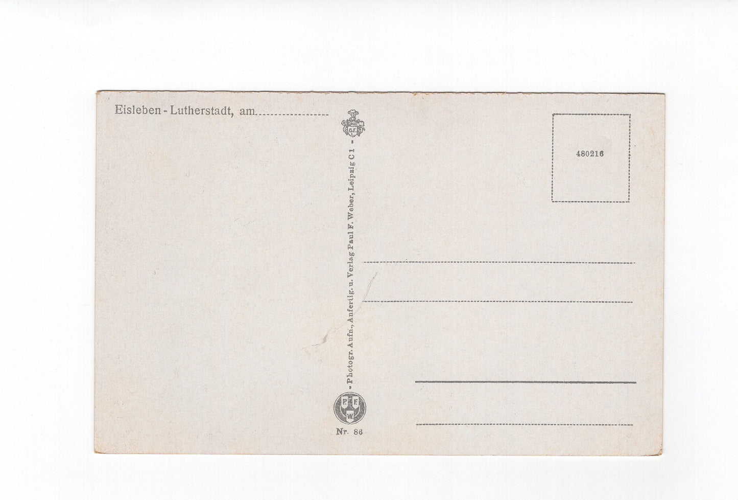 Ansichtskarte Lutherstadt Eisleben / Luthers Sterbehaus