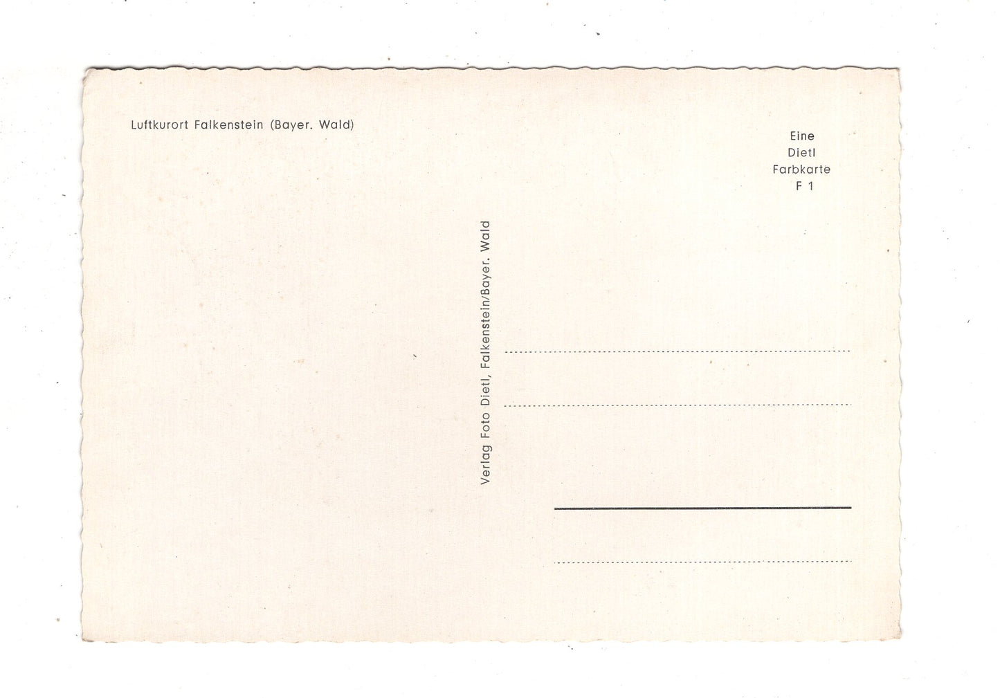 Ansichtskarte Falkenstein / Bayerischer Wald / K1-51