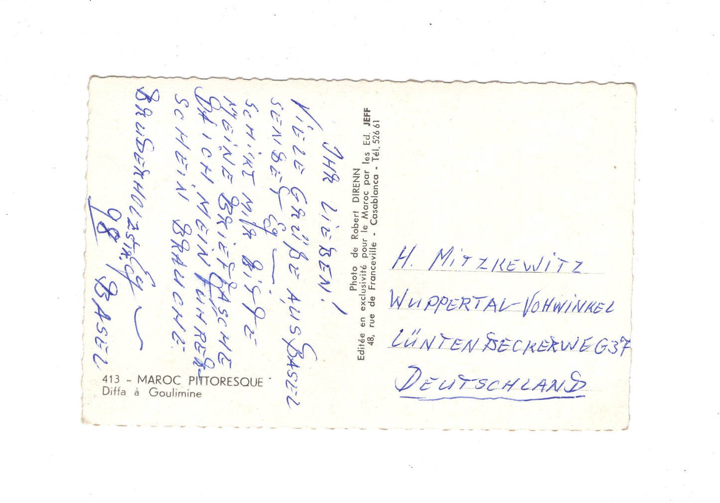 Ansichtskarte Diffa a Goulimine / Marokko